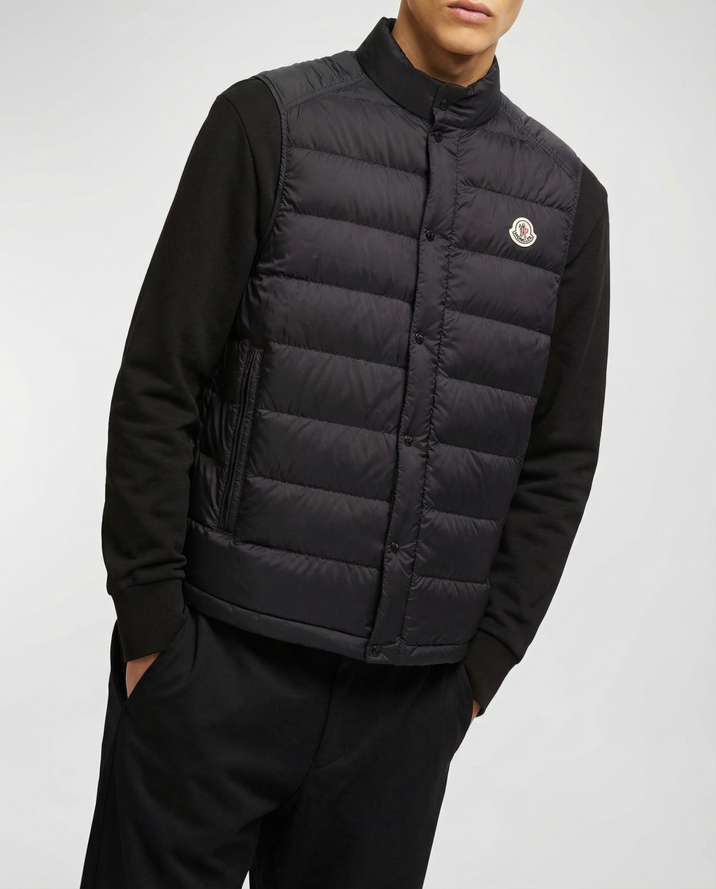 Barthe Down Gilet Moncler – Гарантія оригінальності – вид ззаду