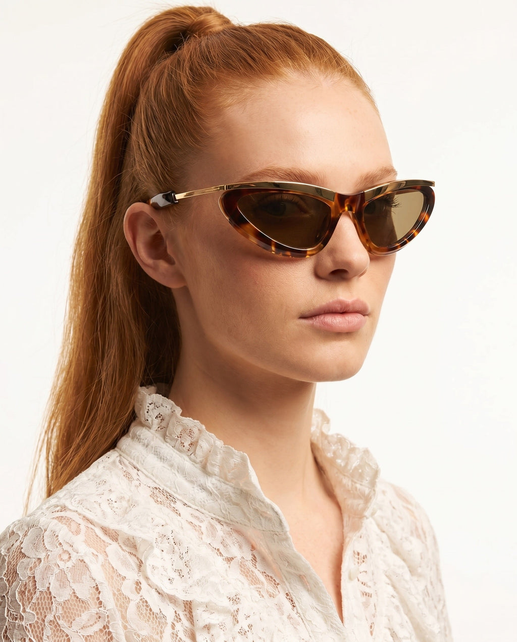 Prisma Acetate Sunglasses Bottega veneta – Гарантія оригінальності – вид ззаду