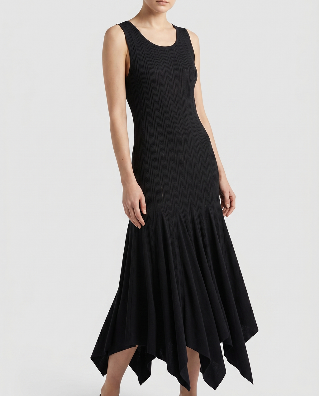 Оригінальна Tank Cotton MIDI Dress Loewe – вид ззаду