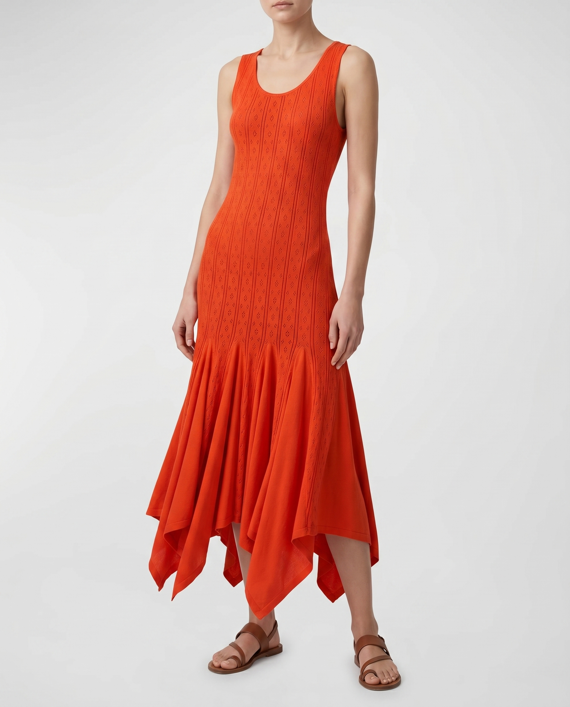 Оригінальна Tank Cotton MIDI Dress Loewe – вид ззаду