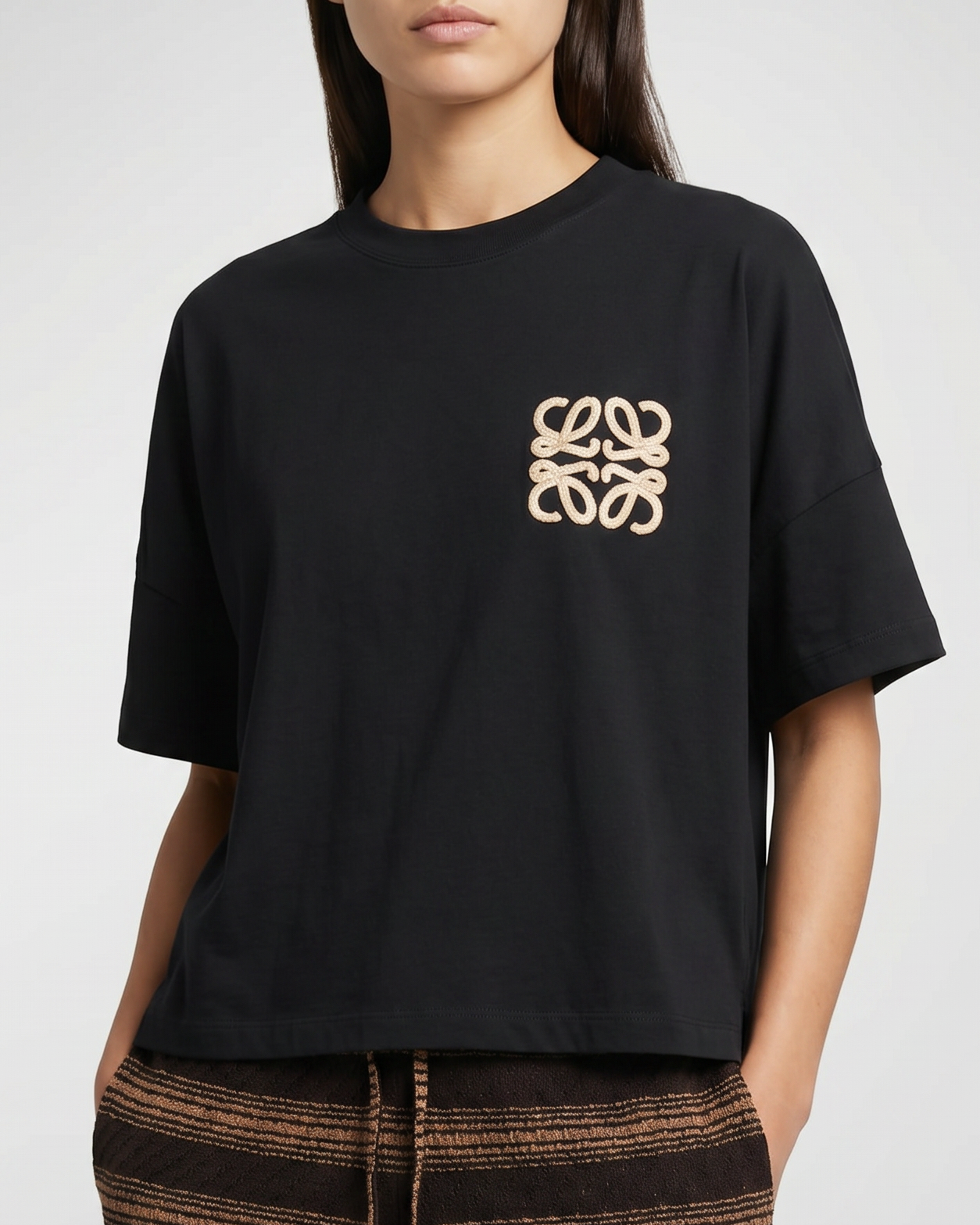 Boxy Fit Cotton T Shirt Loewe – Гарантія оригінальності – вид ззаду