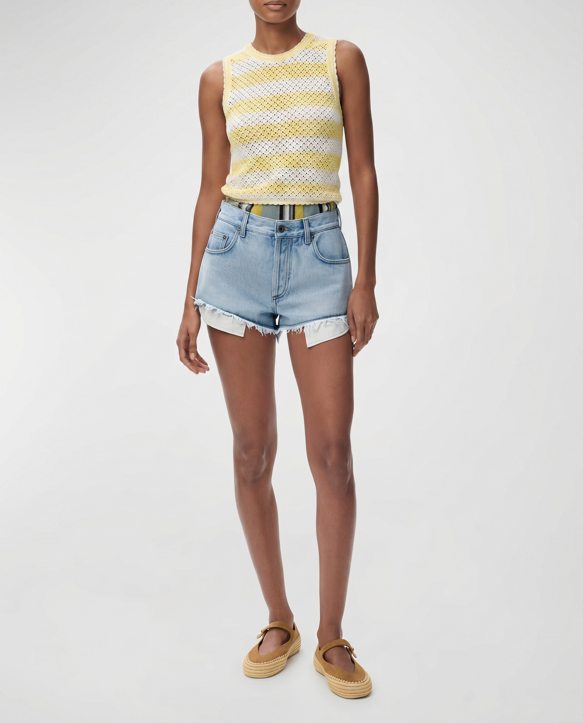 Оригінальна Denim Shorts Loewe – вид ззаду