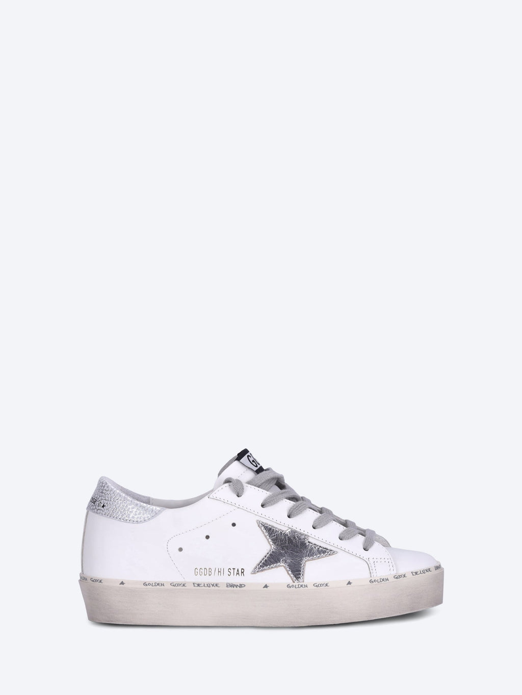 Hi Star Leather Upper Laminated Star Sneakers Golden goose – Гарантія оригінальності – боковий вид