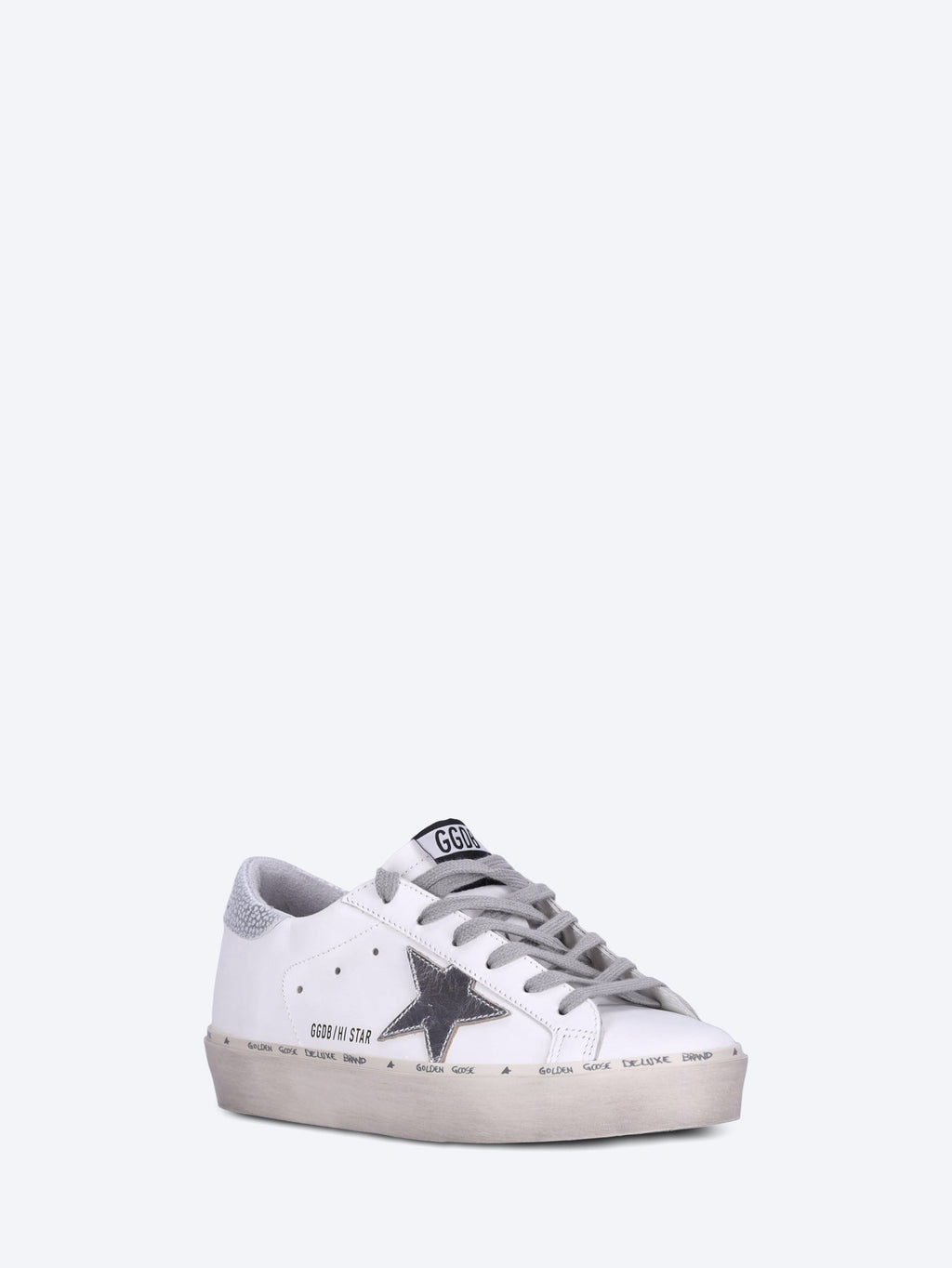 Hi Star Leather Upper Laminated Star Sneakers Golden goose – Гарантія оригінальності – вид ззаду