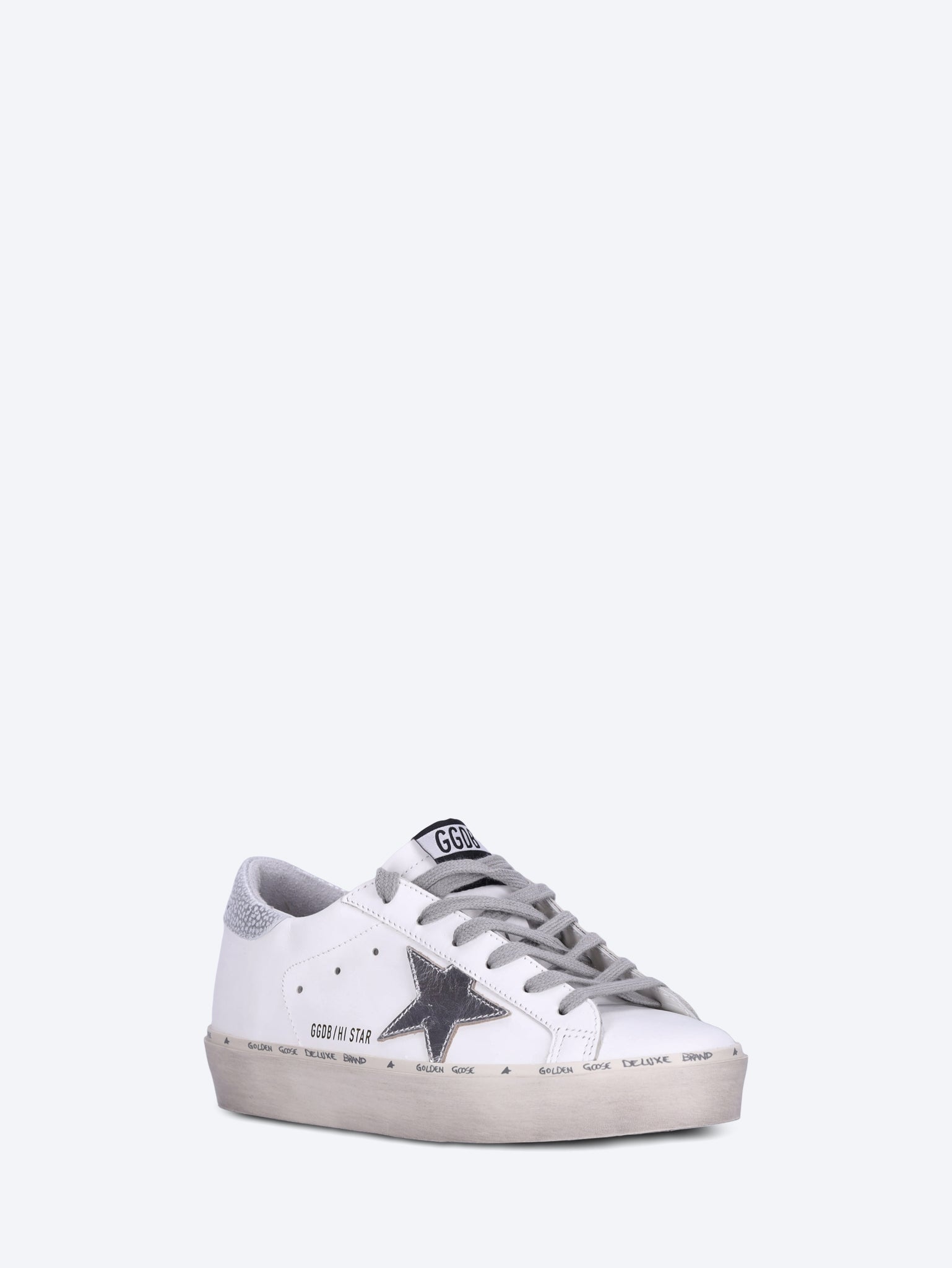Hi Star Leather Upper Laminated Star Sneakers Golden goose – Гарантія оригінальності – вид ззаду