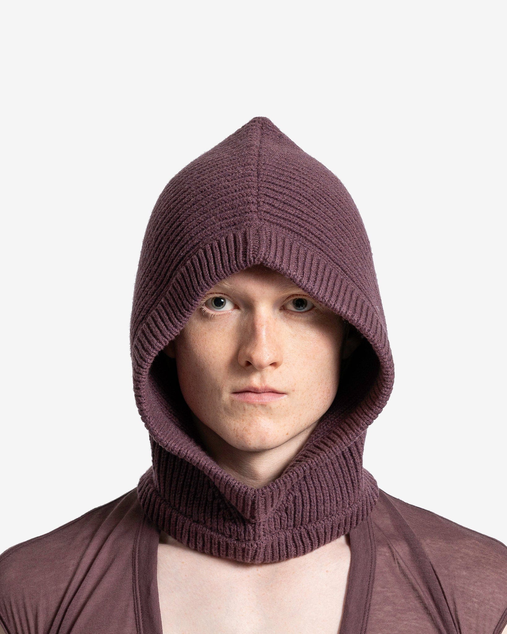 Оригінальна Hood In Amethyst Rick owens – боковий вид