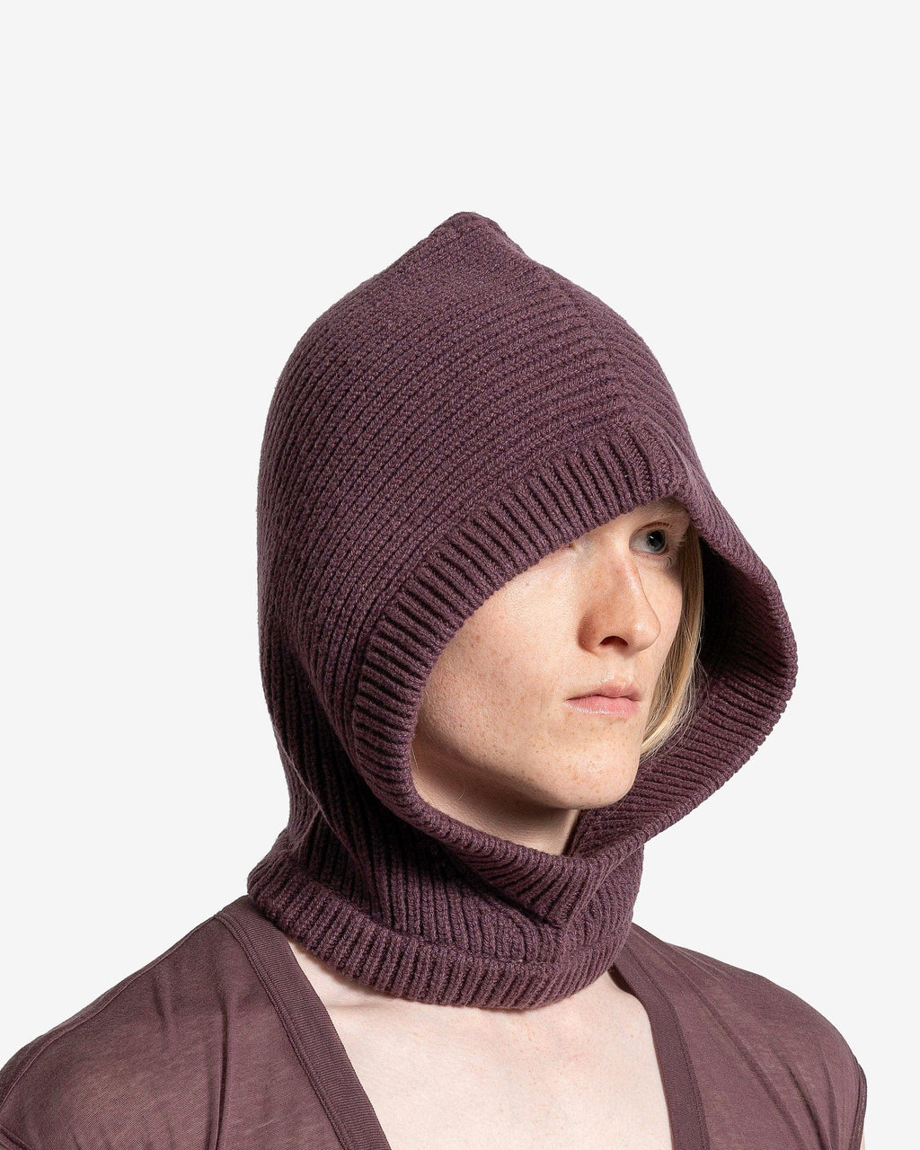 Оригінальна Hood In Amethyst Rick owens – вид ззаду