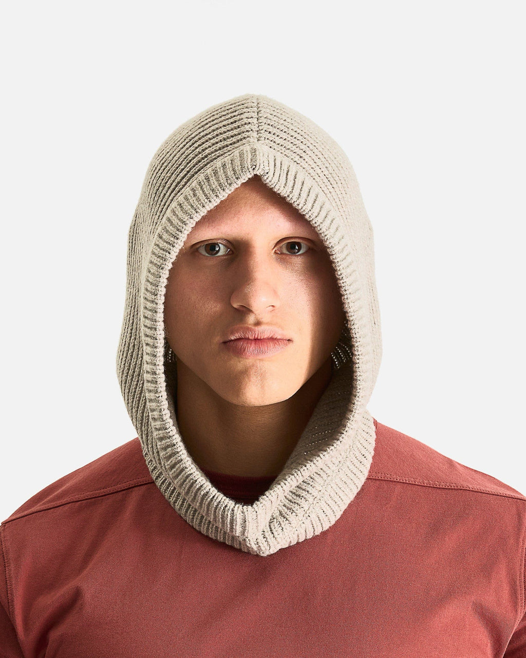 Оригінальна Hood In Pearl Rick owens – вид ззаду