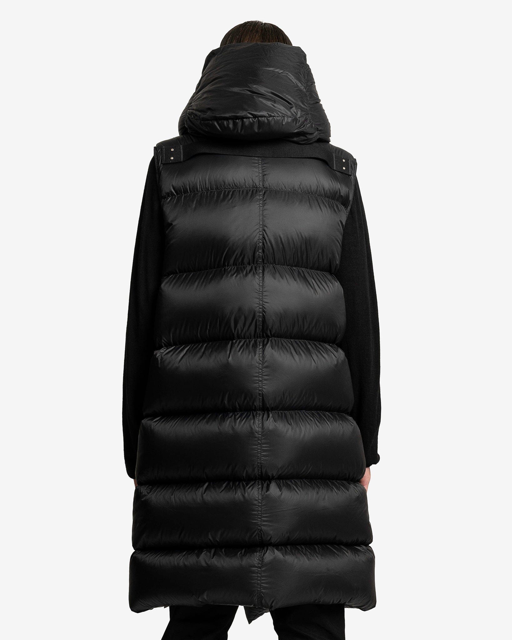 Оригінальна Hooded Liner Jacket In Black Rick owens – детальний вид