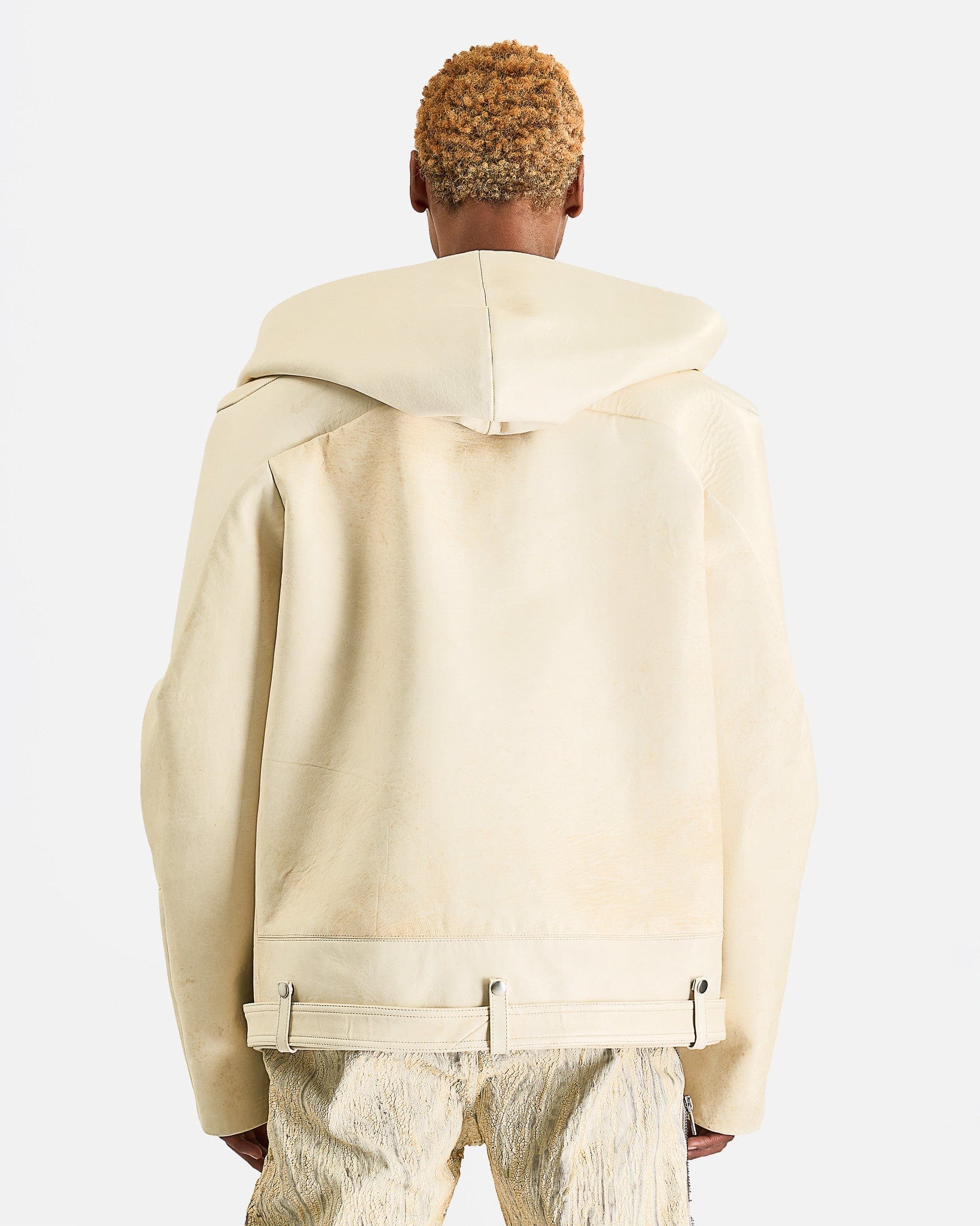 Оригінальна Hooded Stooges In Parchment Rick owens – детальний вид