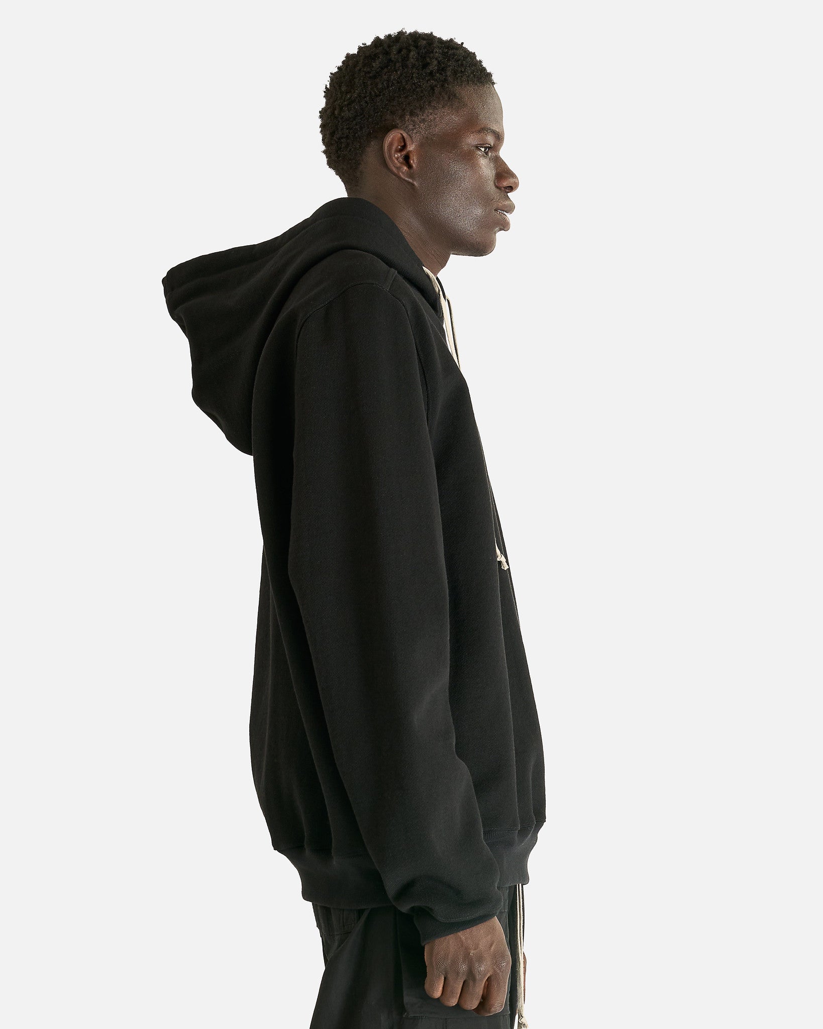 Hoodie In Black Rick owens оригінал – Купити в Україні – вид ззаду