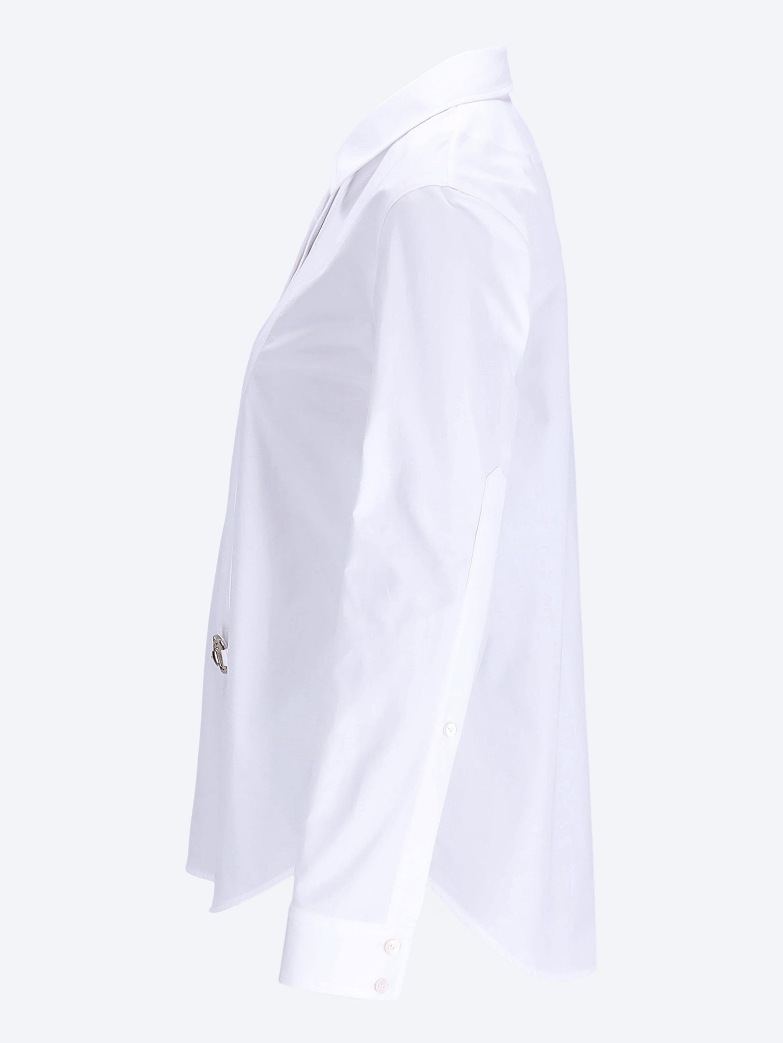 Оригінальна Horsebit Cotton Poplin Shirt Gucci – вид ззаду