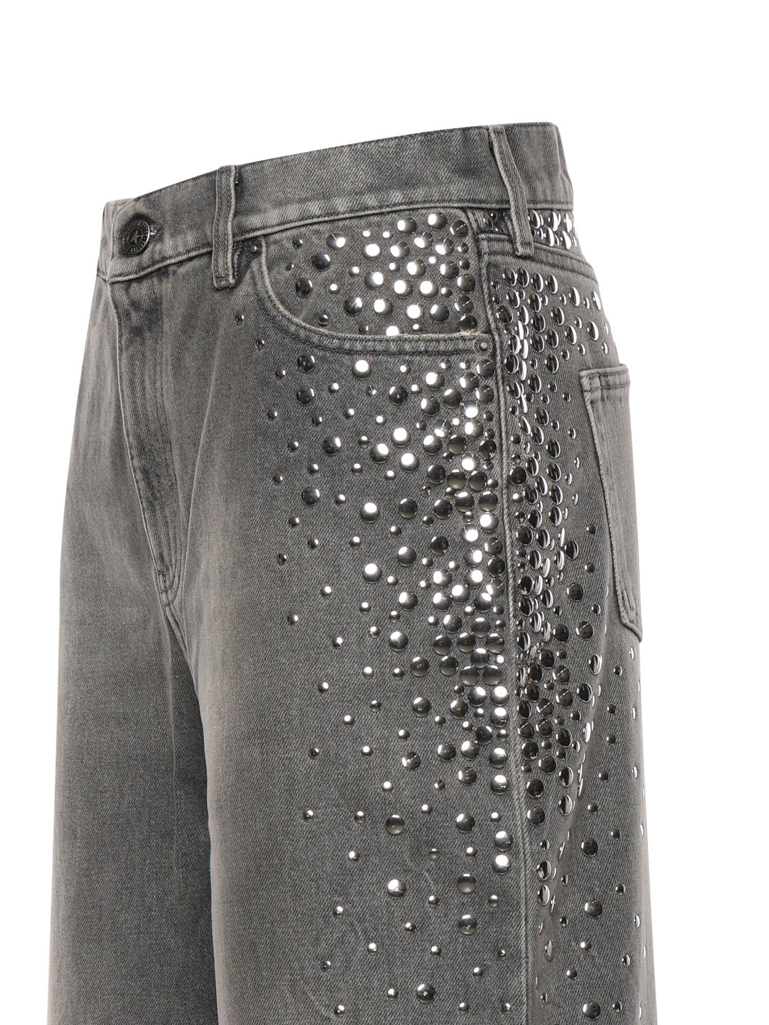 Jeans Melody In Denim Con Borchie Golden goose – Гарантія оригінальності – вид ззаду