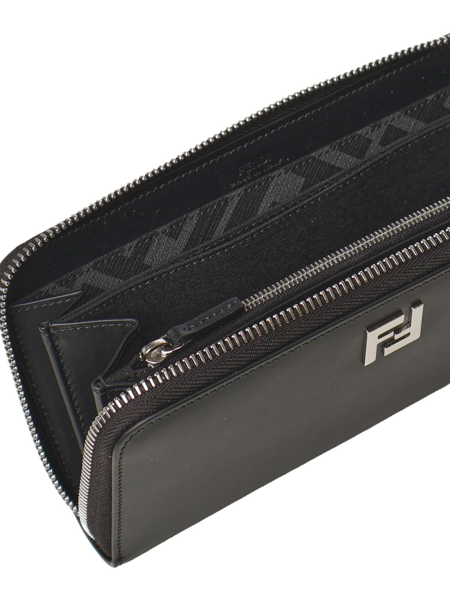 Portafoglio Zip Around Squared Ff Fendi – Гарантія оригінальності – збільшений вид