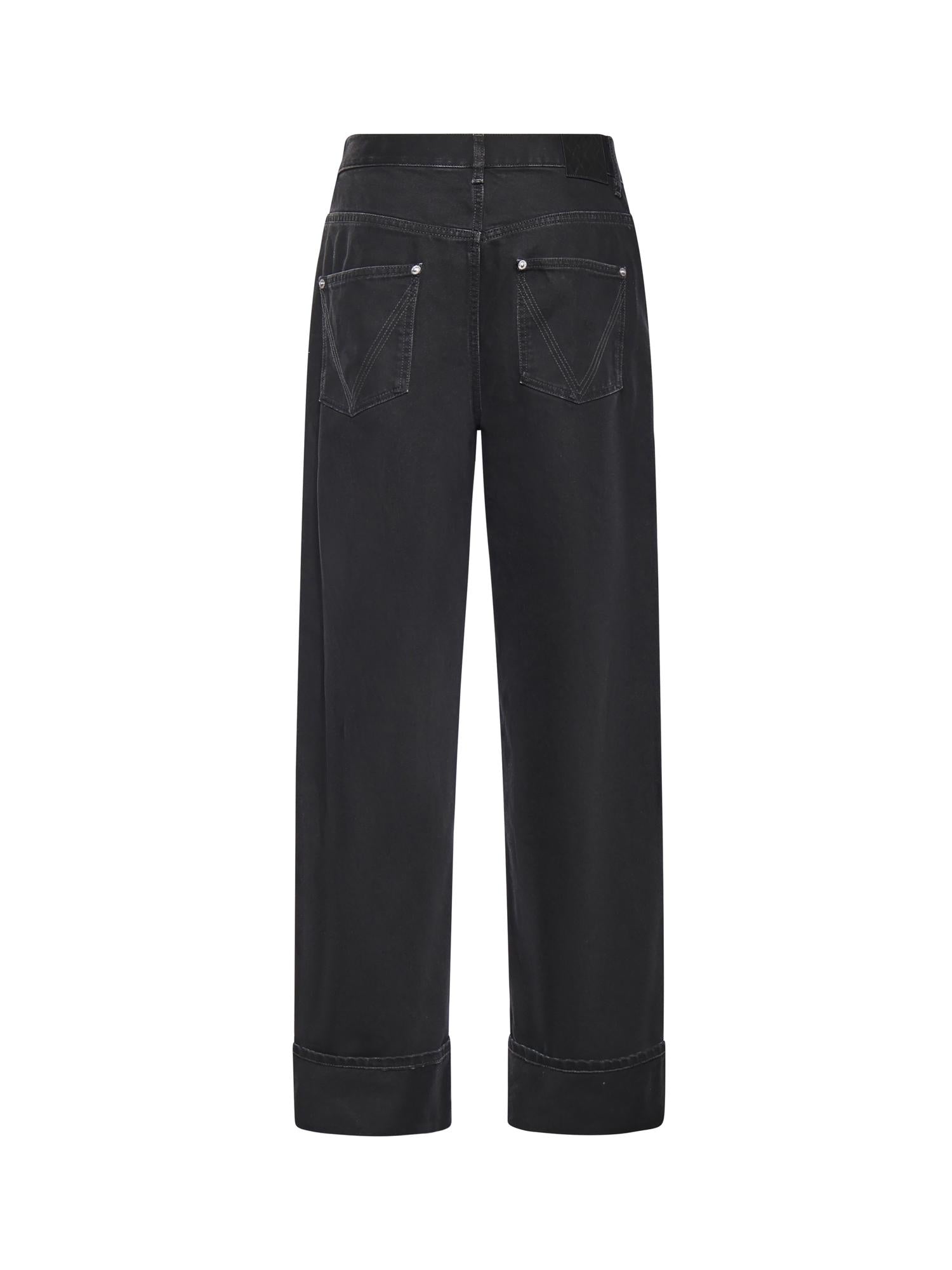 Jeans Con Risvolto In Denim Bottega veneta оригінал – Купити в Україні – детальний вид