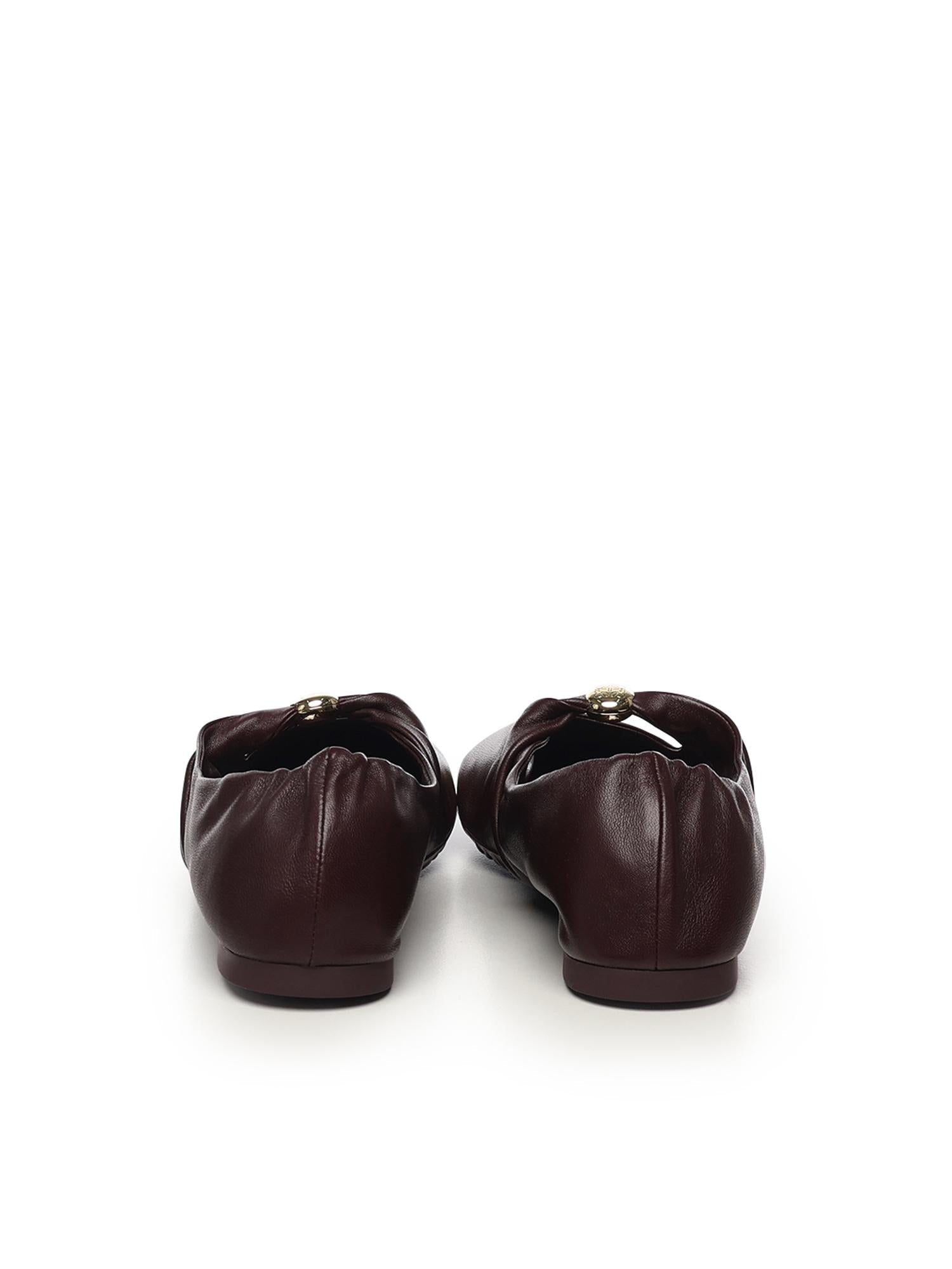 Оригінальна Ballerine Pebble In Nappa DI Agnello Loewe – детальний вид