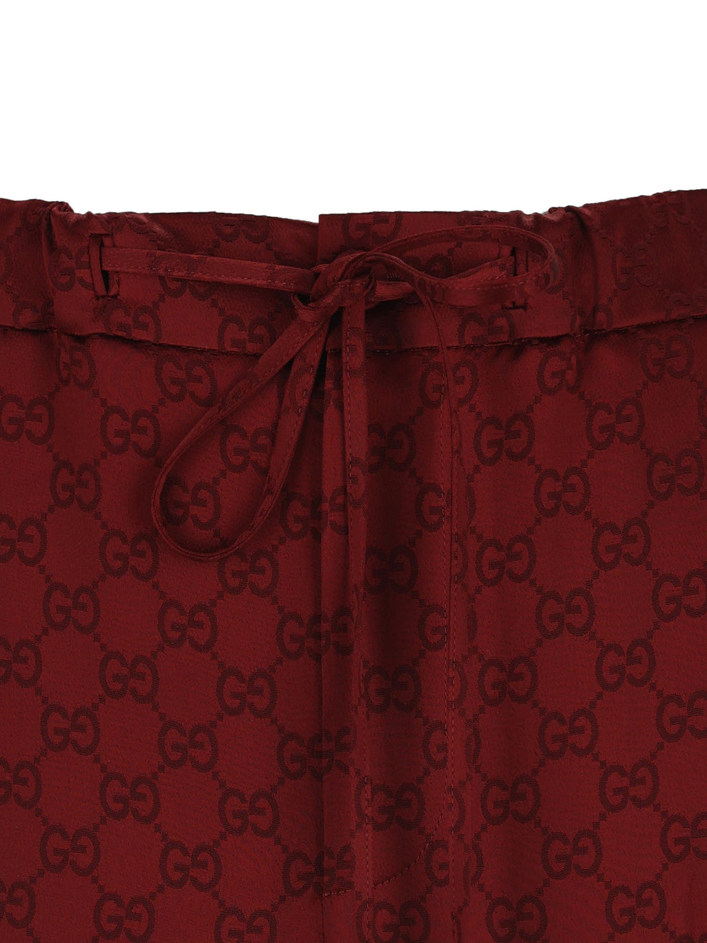 Satin Trousers Gg Gucci – Гарантія оригінальності – детальний вид