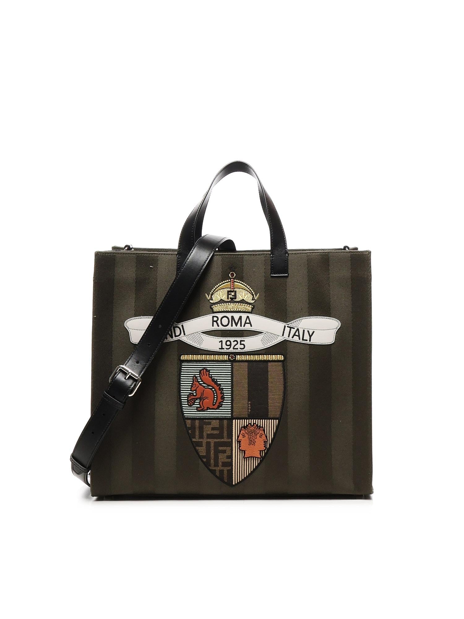 Shopper Fendi Club Fendi – Гарантія оригінальності – боковий вид