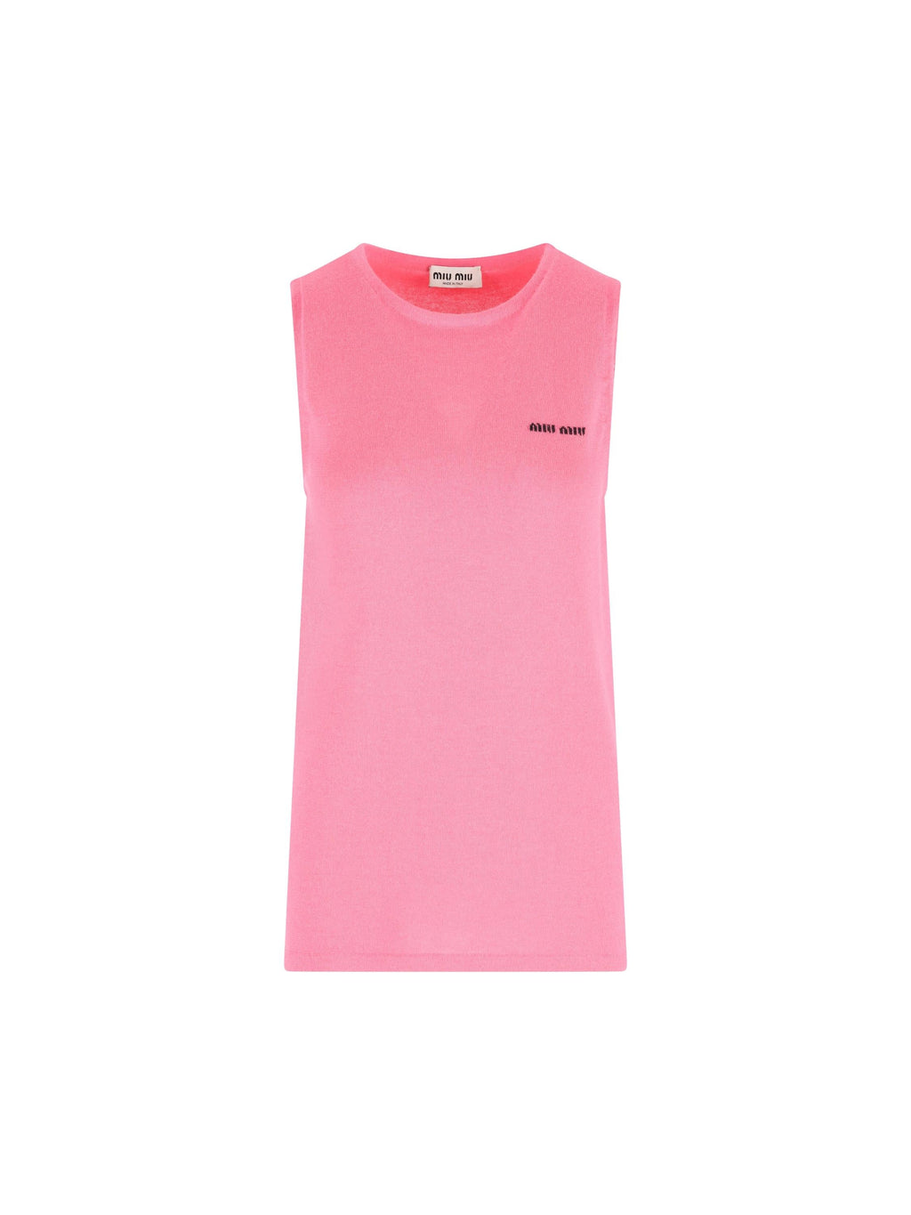 Оригінальна Silk And Cashmere Sleeveless Top Miu miu – боковий вид