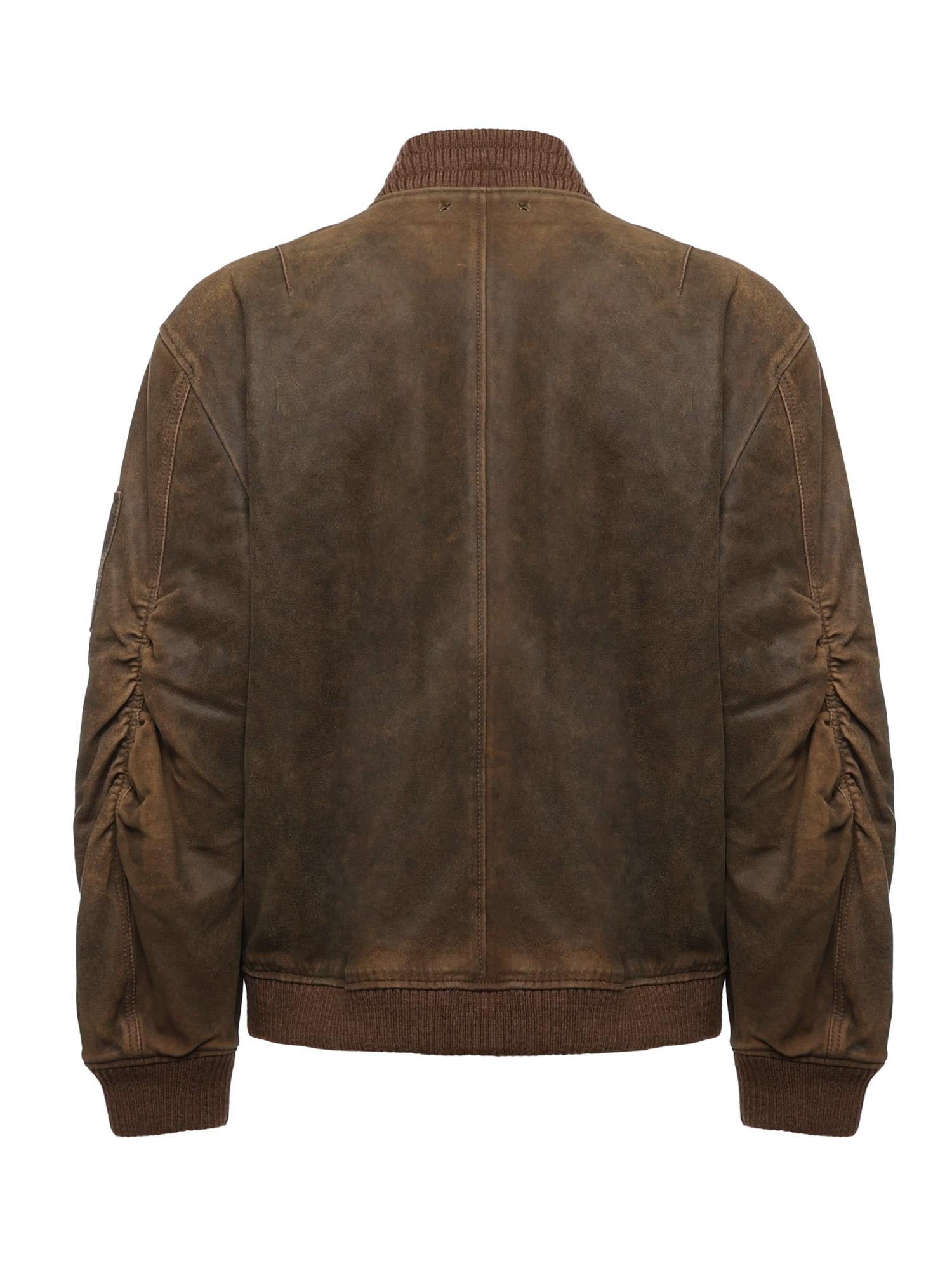Bomber Orville In Pelle Golden goose – Гарантія оригінальності – детальний вид