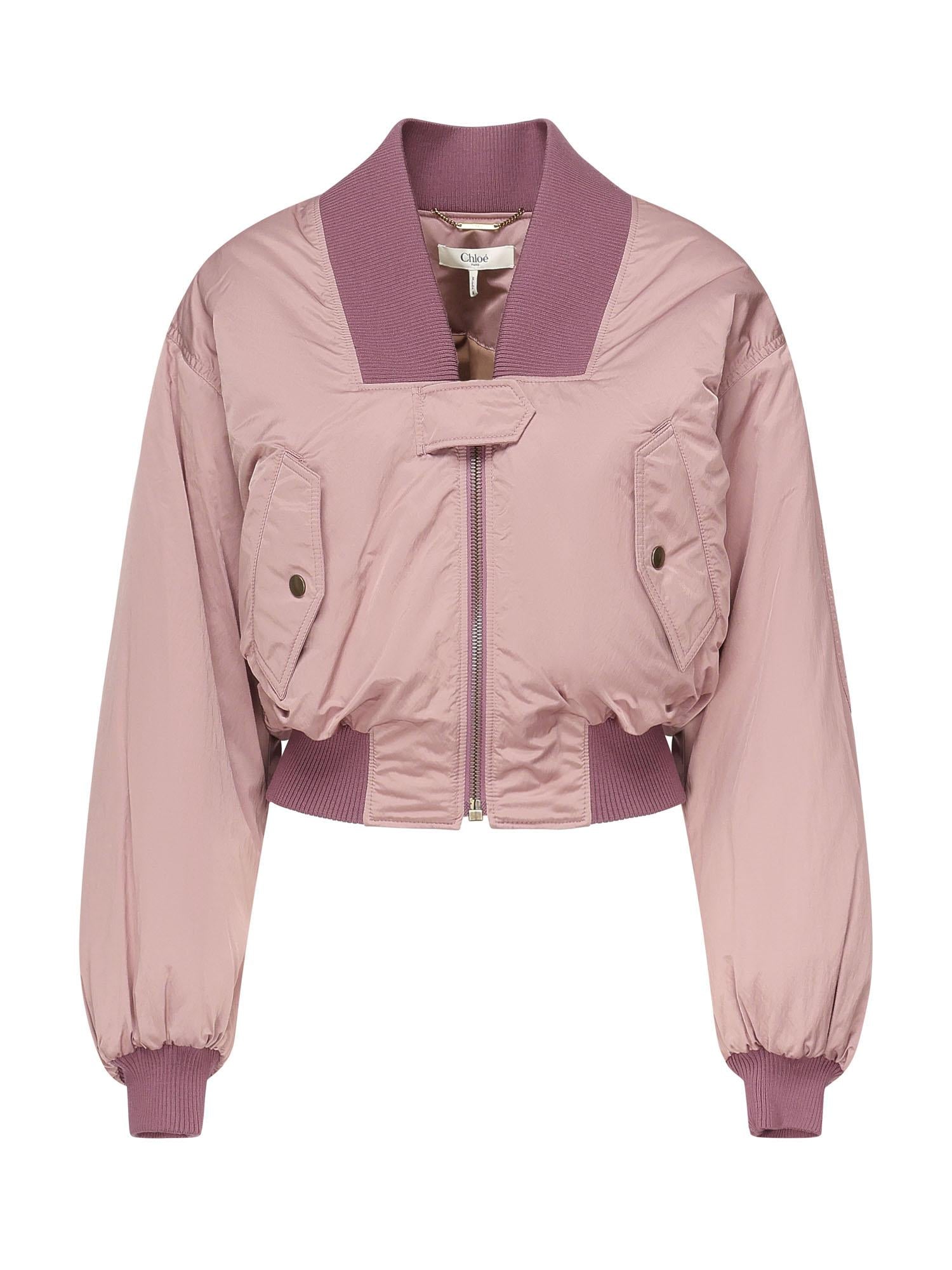 Giubbotto Bomber In Nylon Chloe – Гарантія оригінальності – боковий вид