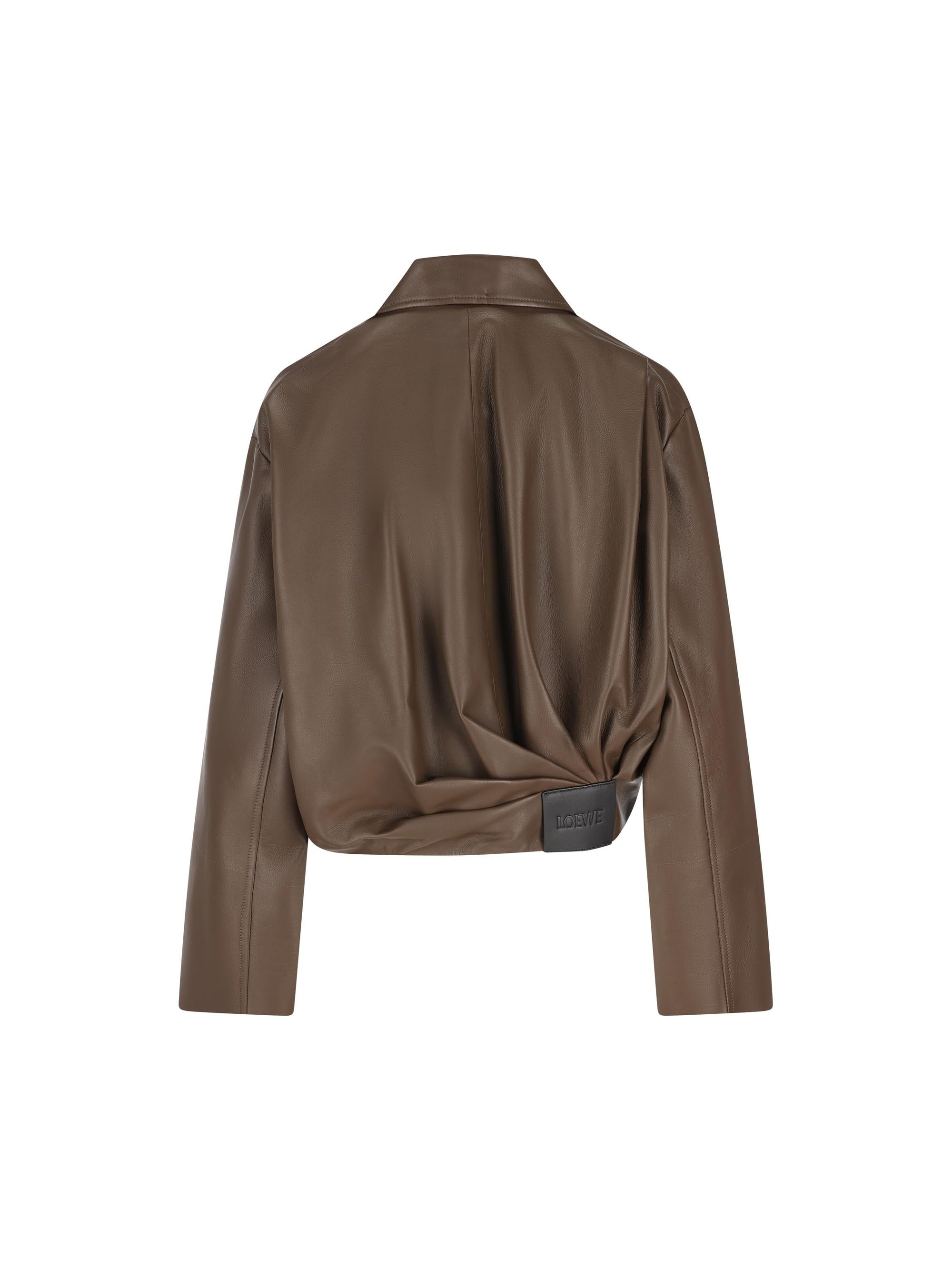 Оригінальна Leather Jacket Loewe – вид ззаду