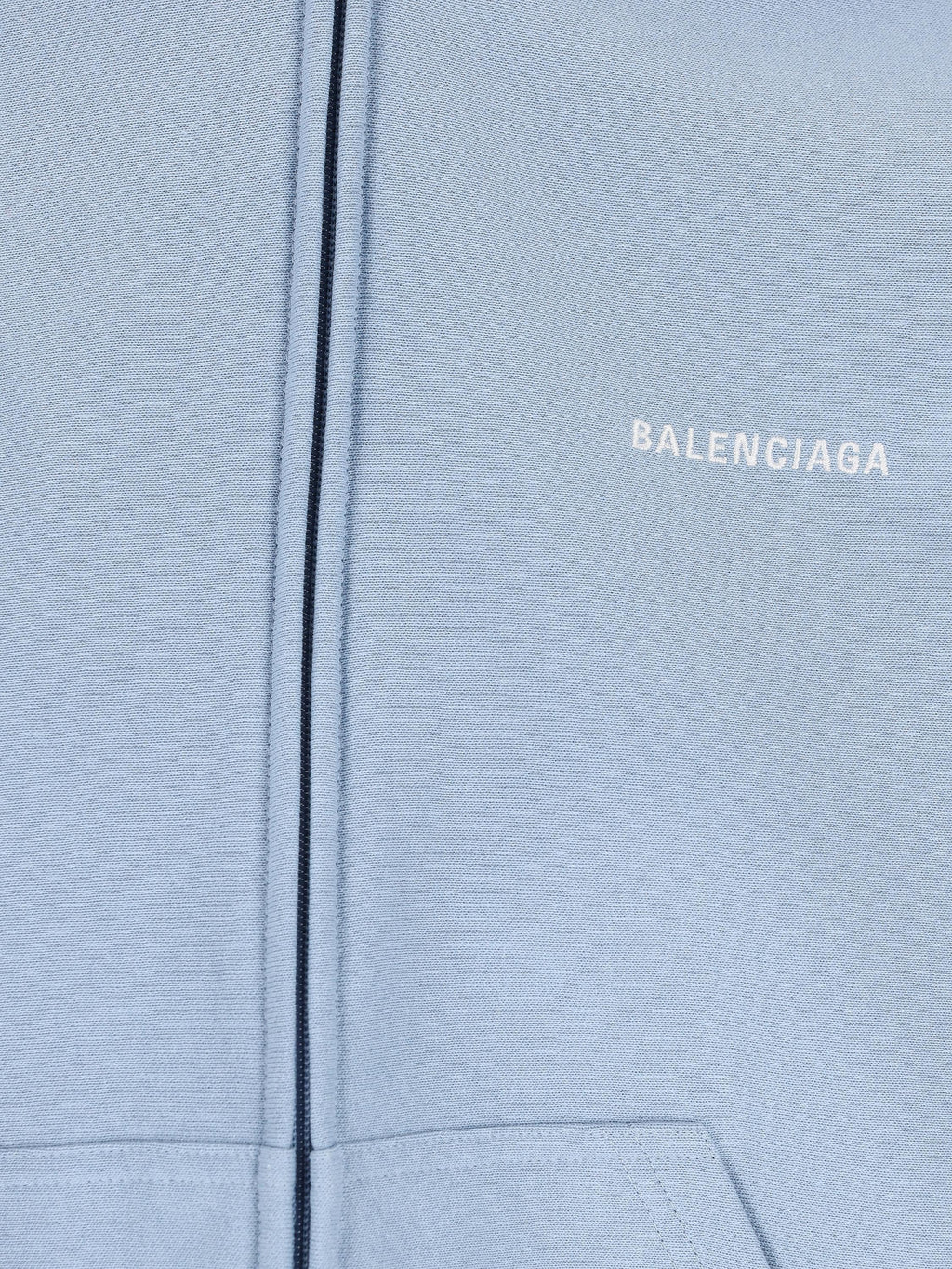 Оригінальна Hoodie Con Zip Laurel Classic Balenciaga – детальний вид