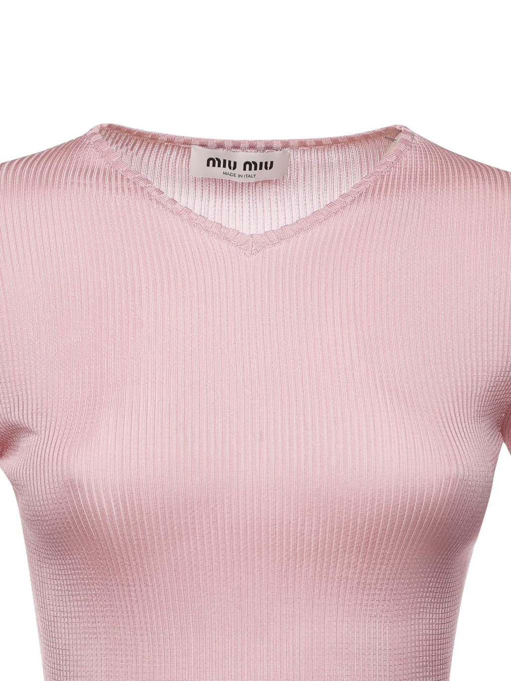 Maglia Scollo A V In Seta Miu miu оригінал – Купити в Україні – вид ззаду