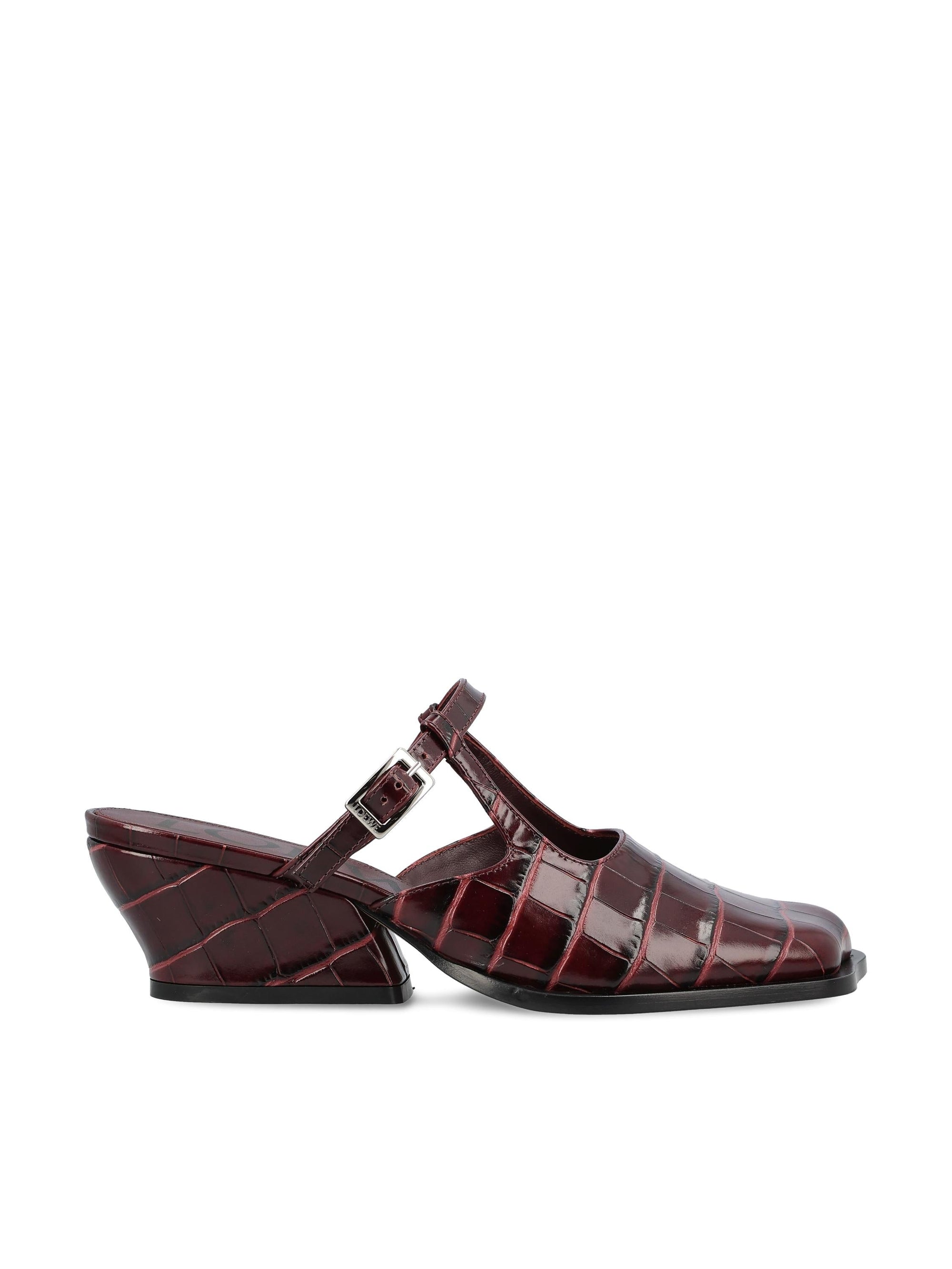 Onda Leather Mules Loewe оригінал – Купити в Україні – боковий вид