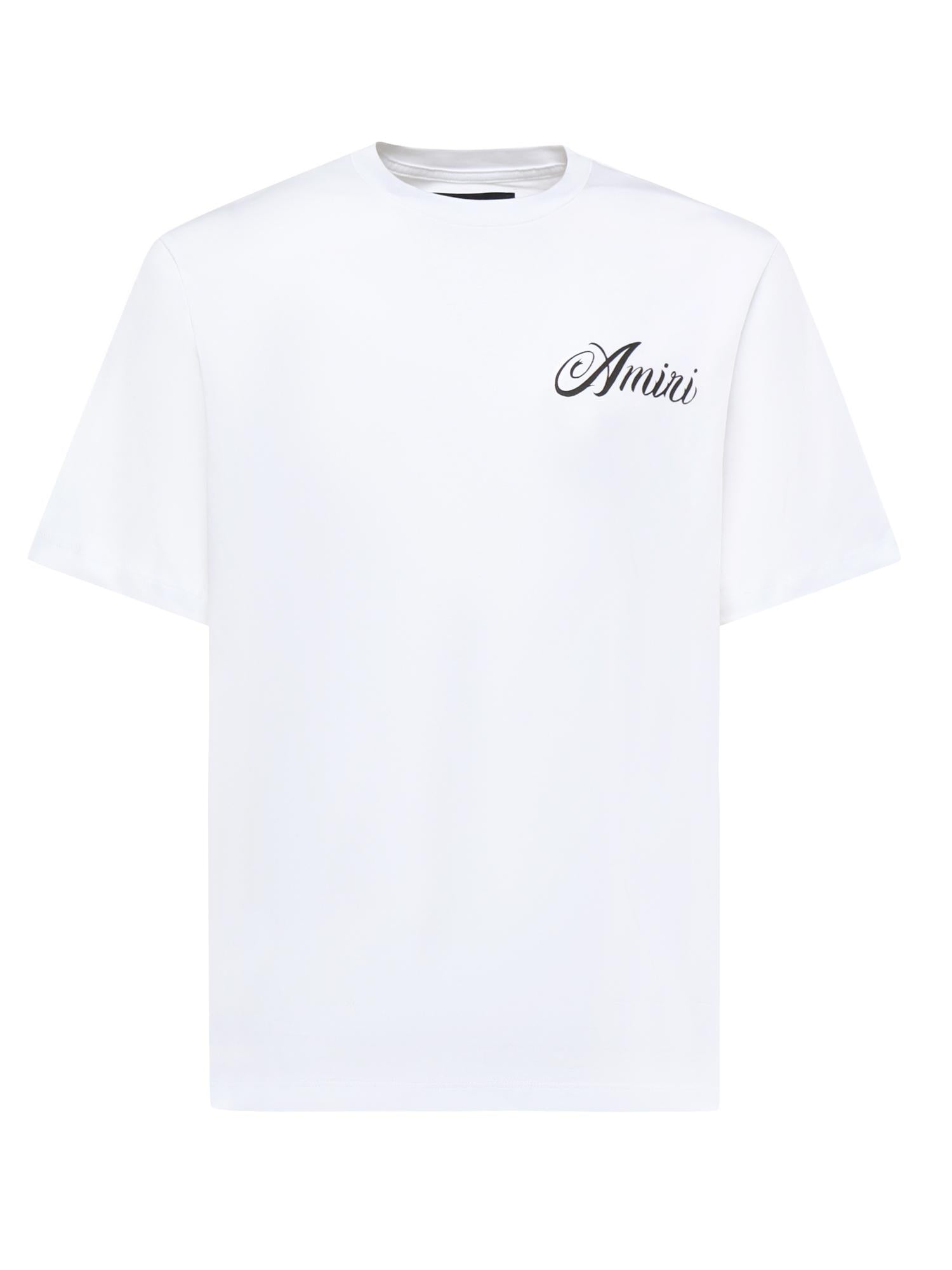 T-Shirt Con Logo Amiri оригінал – Купити в Україні – боковий вид