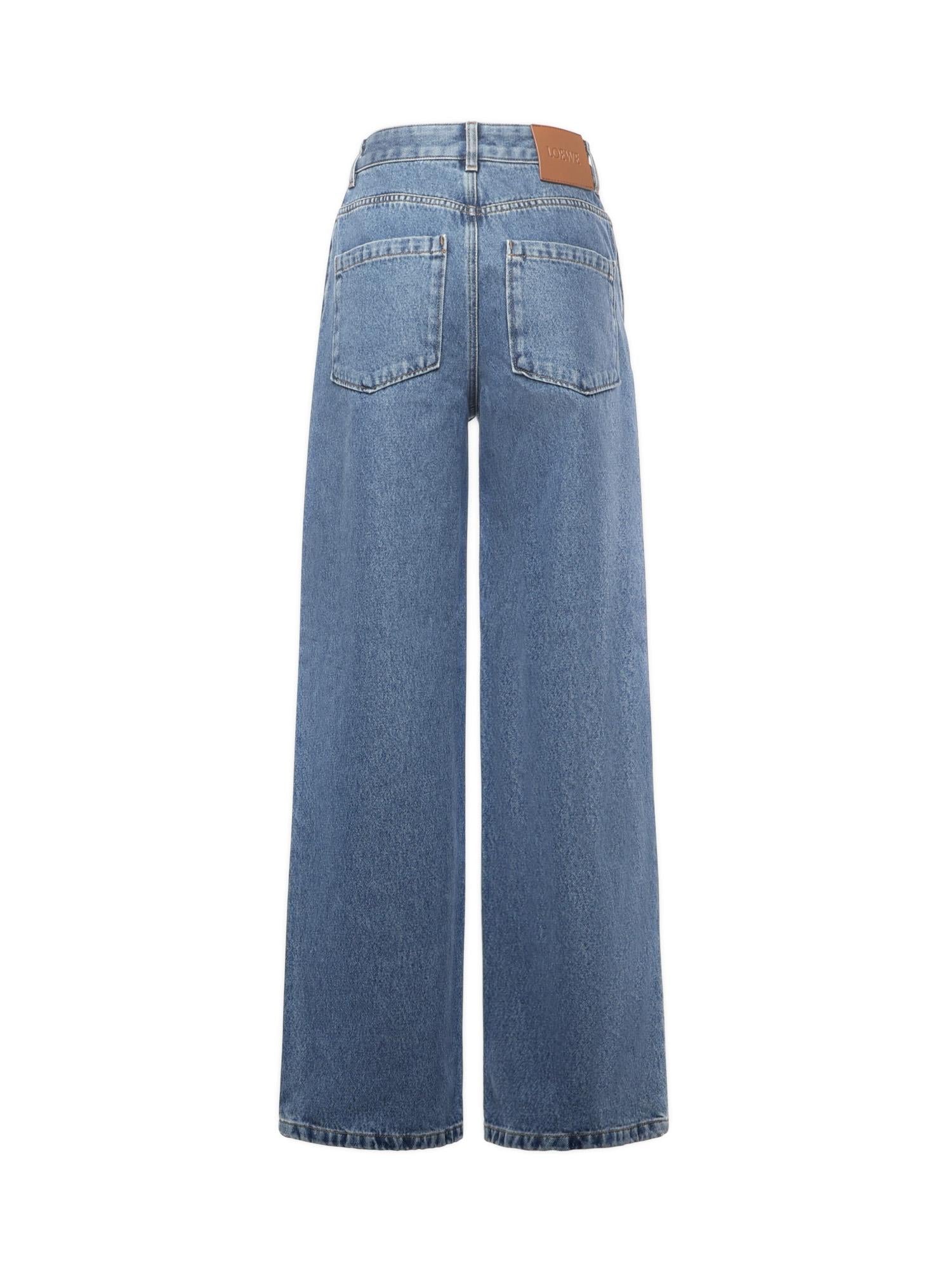 Оригінальна Jeans Baggy Anagram In Denim Loewe – детальний вид