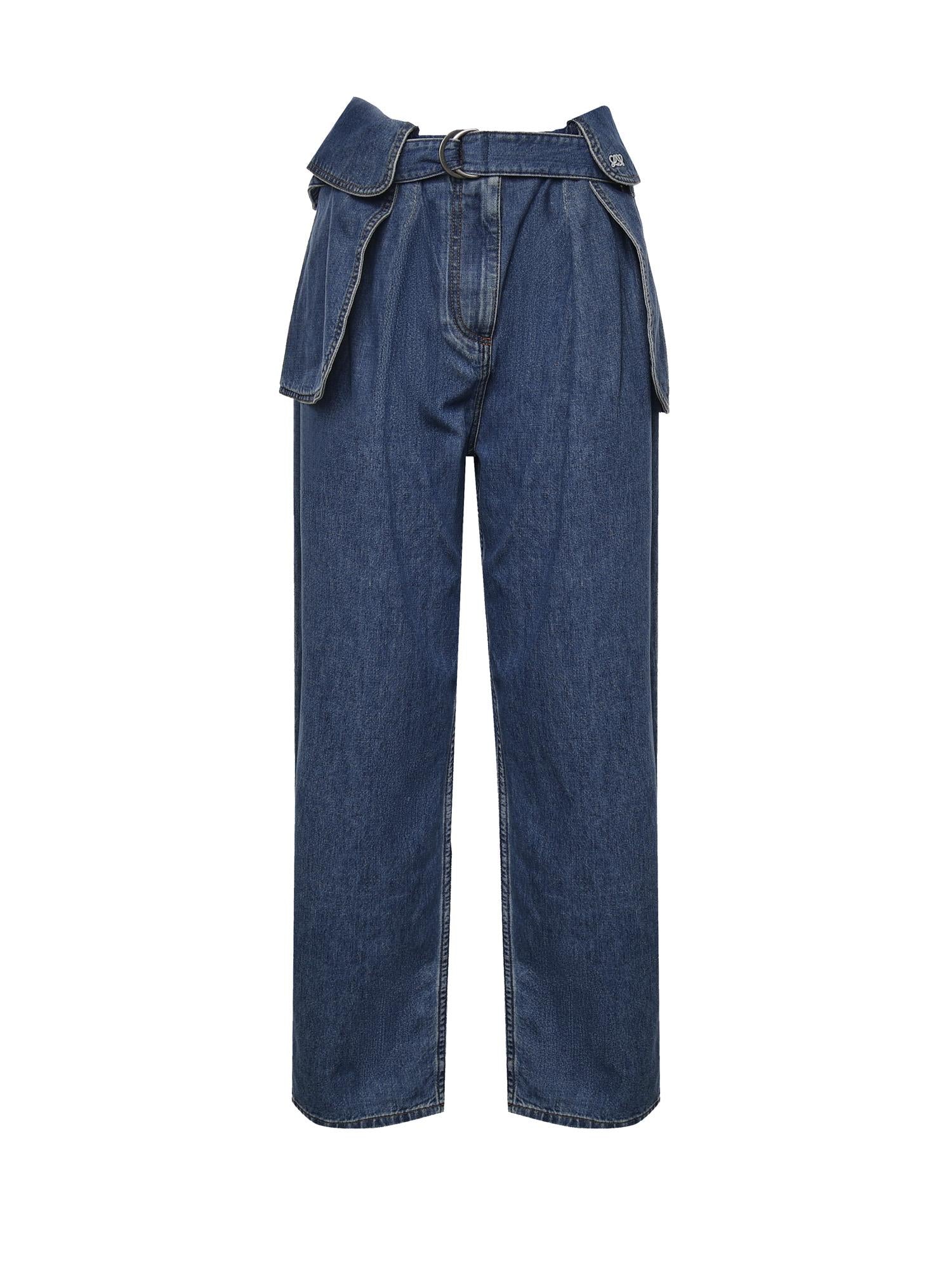Jeans Cargo In Denim Loewe оригінал – Купити в Україні – боковий вид