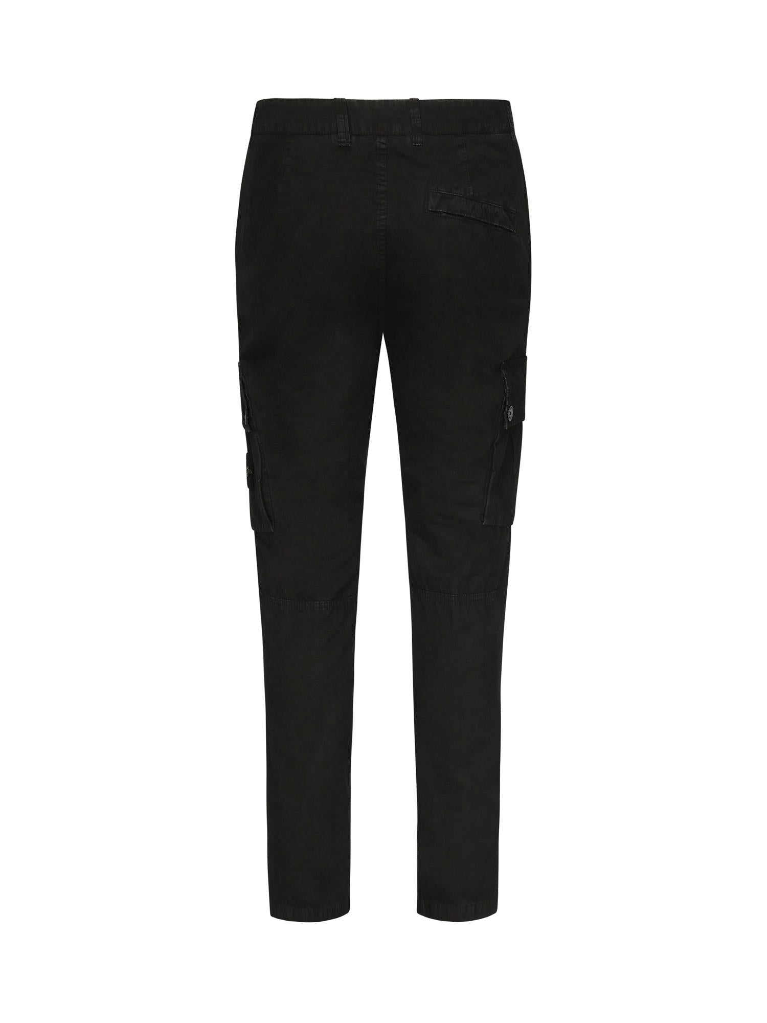 Pantalone Cargo In Tela DI Cotone Biologico Stone island – Гарантія оригінальності – детальний вид