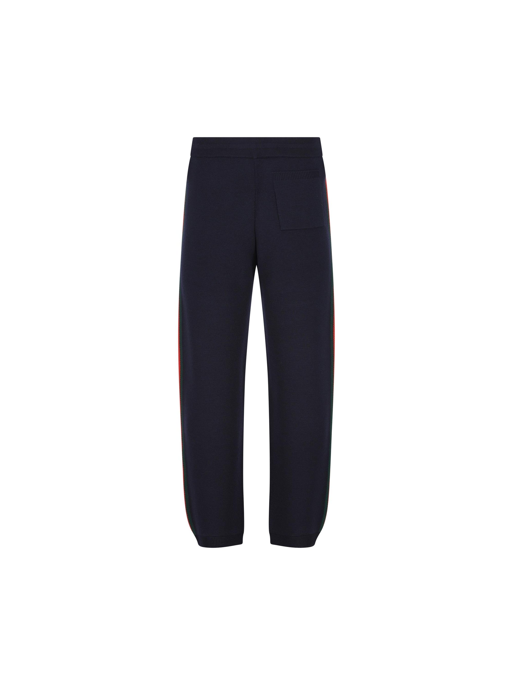 Оригінальна Pantaloni Leisure In Lana Gucci – вид ззаду