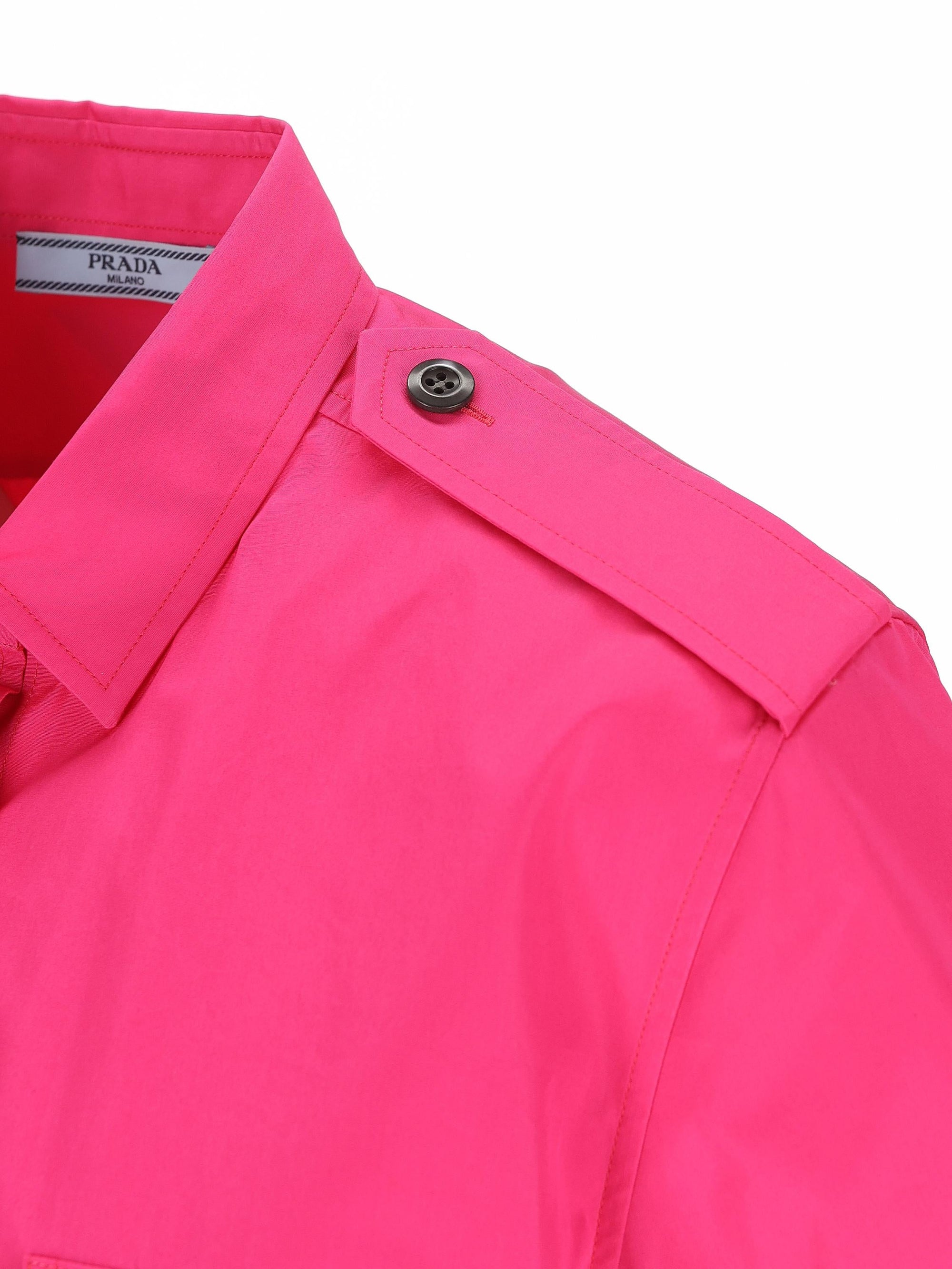 Оригінальна Cotton Poplin Shirt Prada – збільшений вид