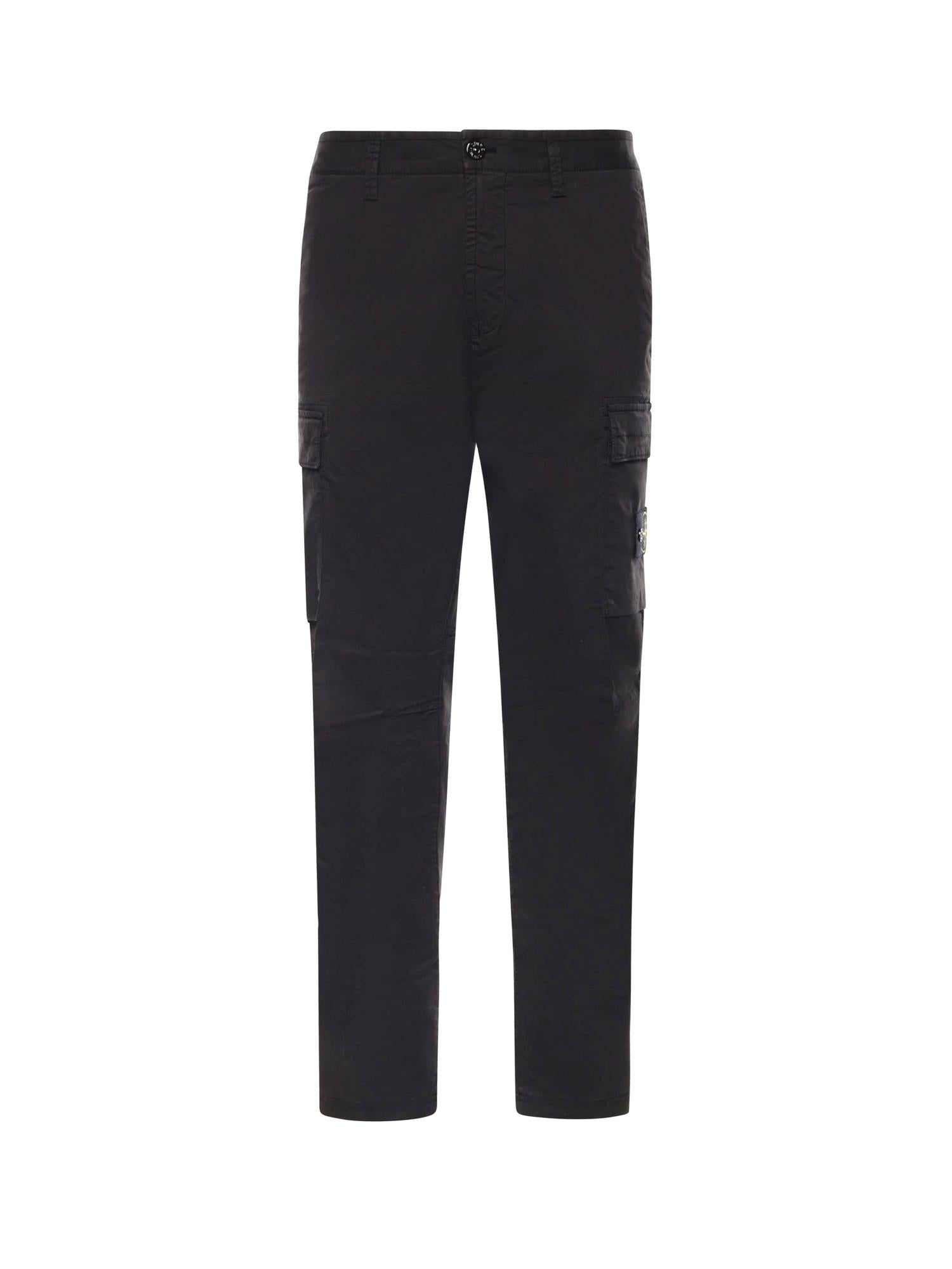 Оригінальна Pantalone Cargo In Twill DI Cotone Stretch Stone island – боковий вид