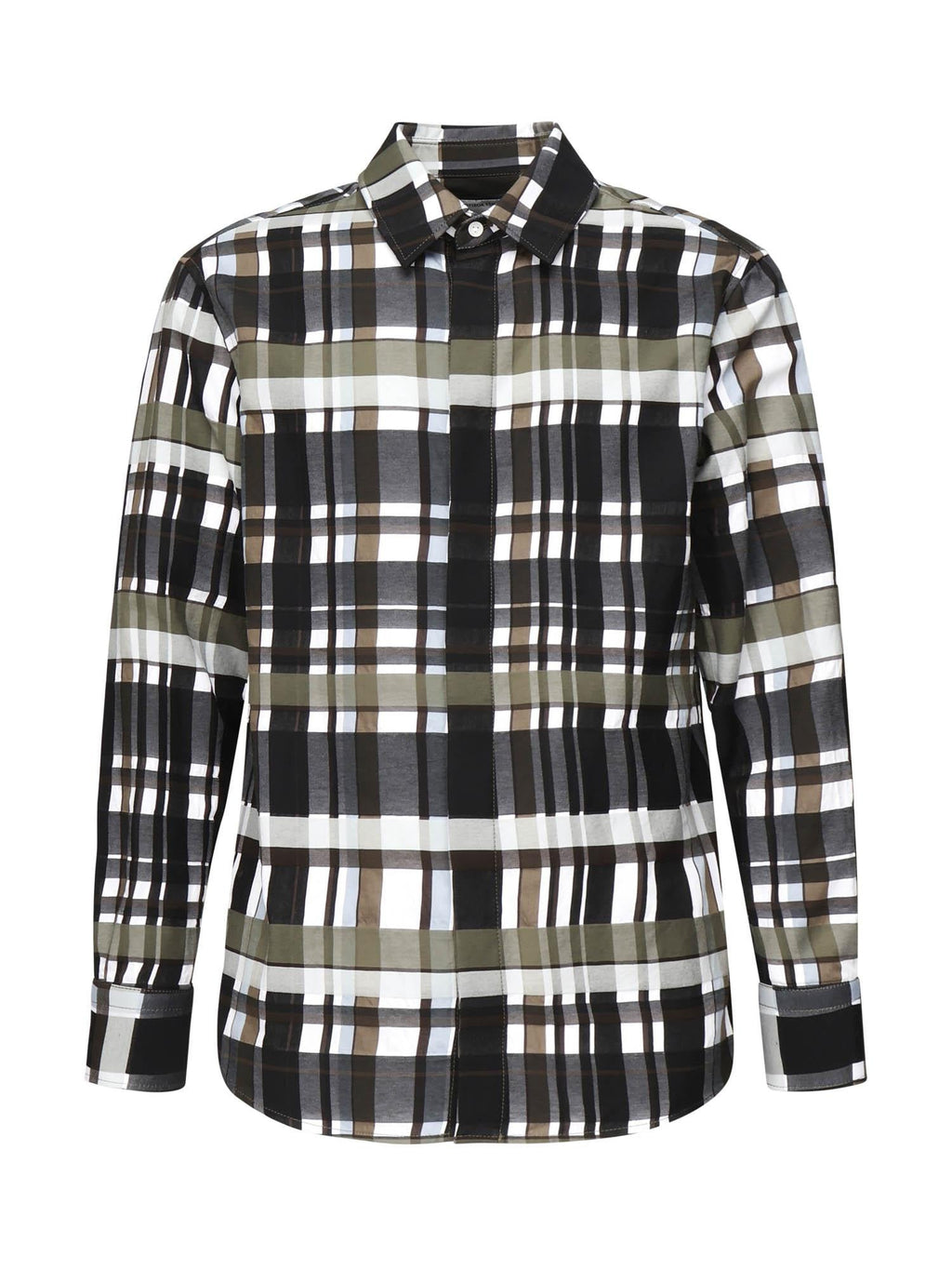 Camicia Check In Cotone Bottega veneta – Гарантія оригінальності – боковий вид