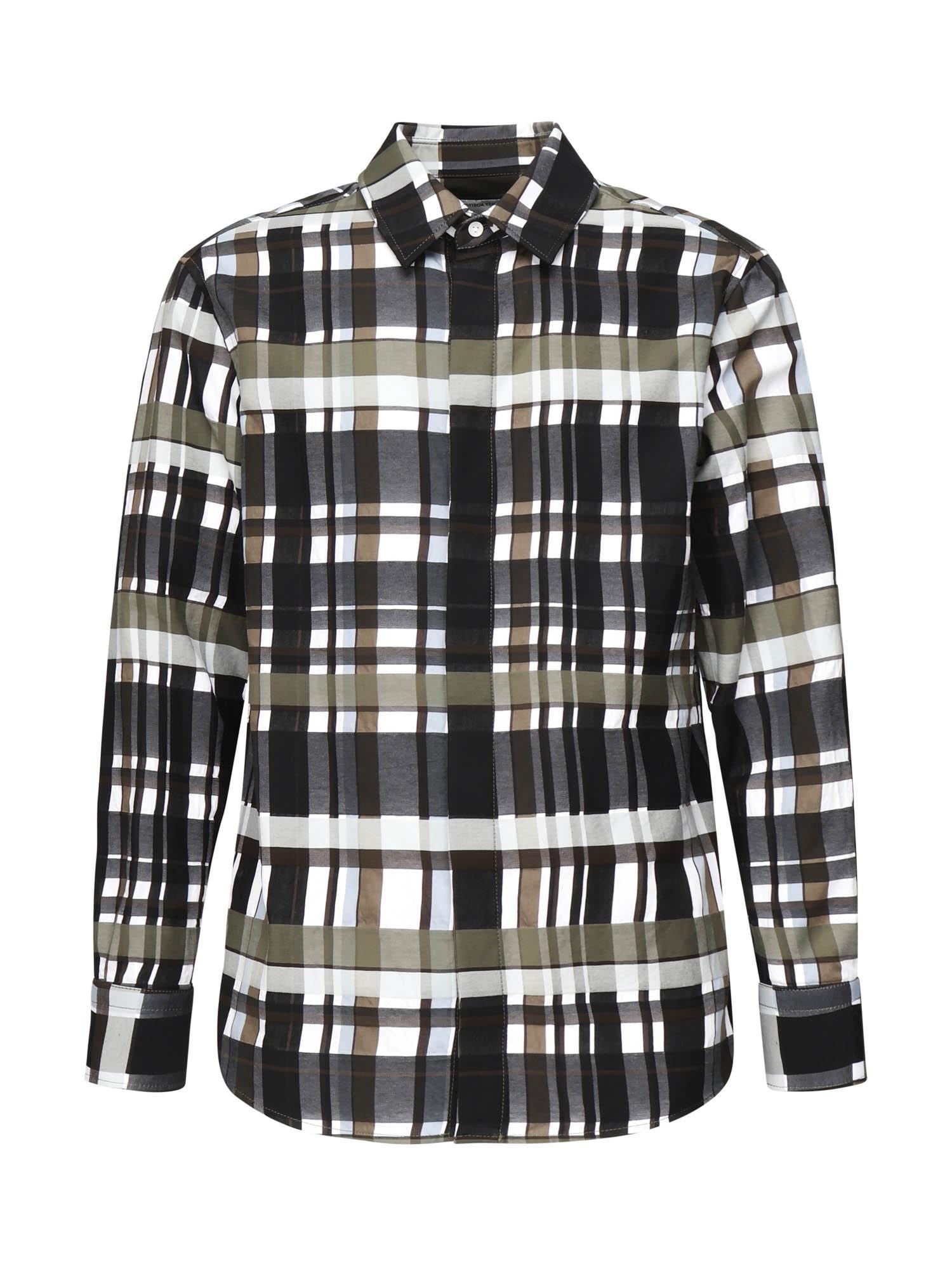 Camicia Check In Cotone Bottega veneta – Гарантія оригінальності – боковий вид