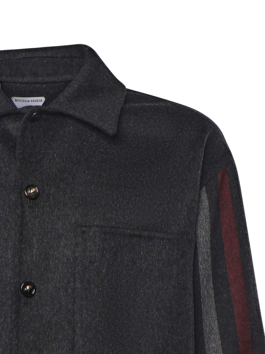 Overshirt In Lana E Cashmere Bottega veneta оригінал – Купити в Україні – вид ззаду