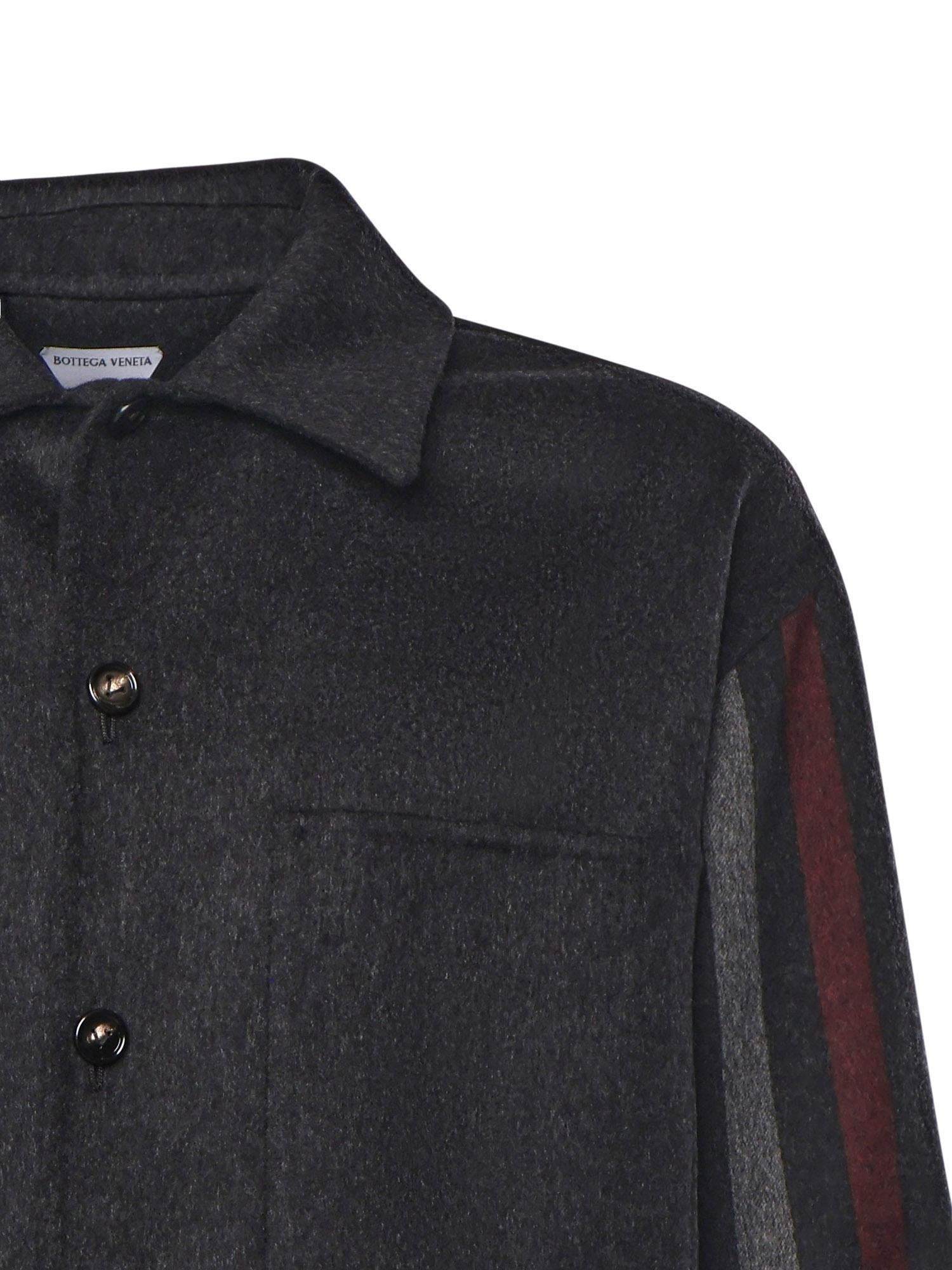 Overshirt In Lana E Cashmere Bottega veneta оригінал – Купити в Україні – вид ззаду