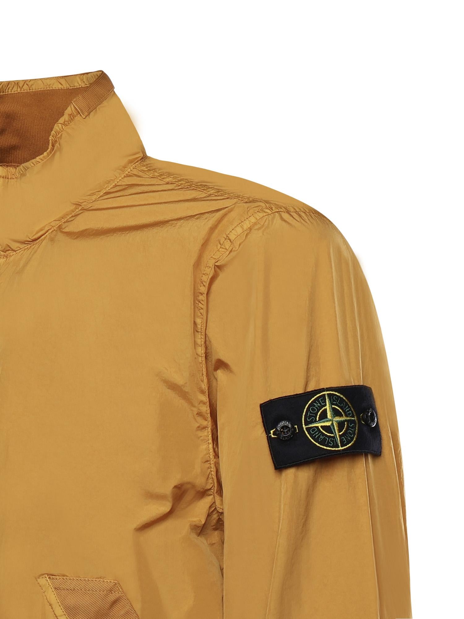 Оригінальна Giacca Antigoccia In Reps DI Nylon Con Logo Stone island – вид ззаду
