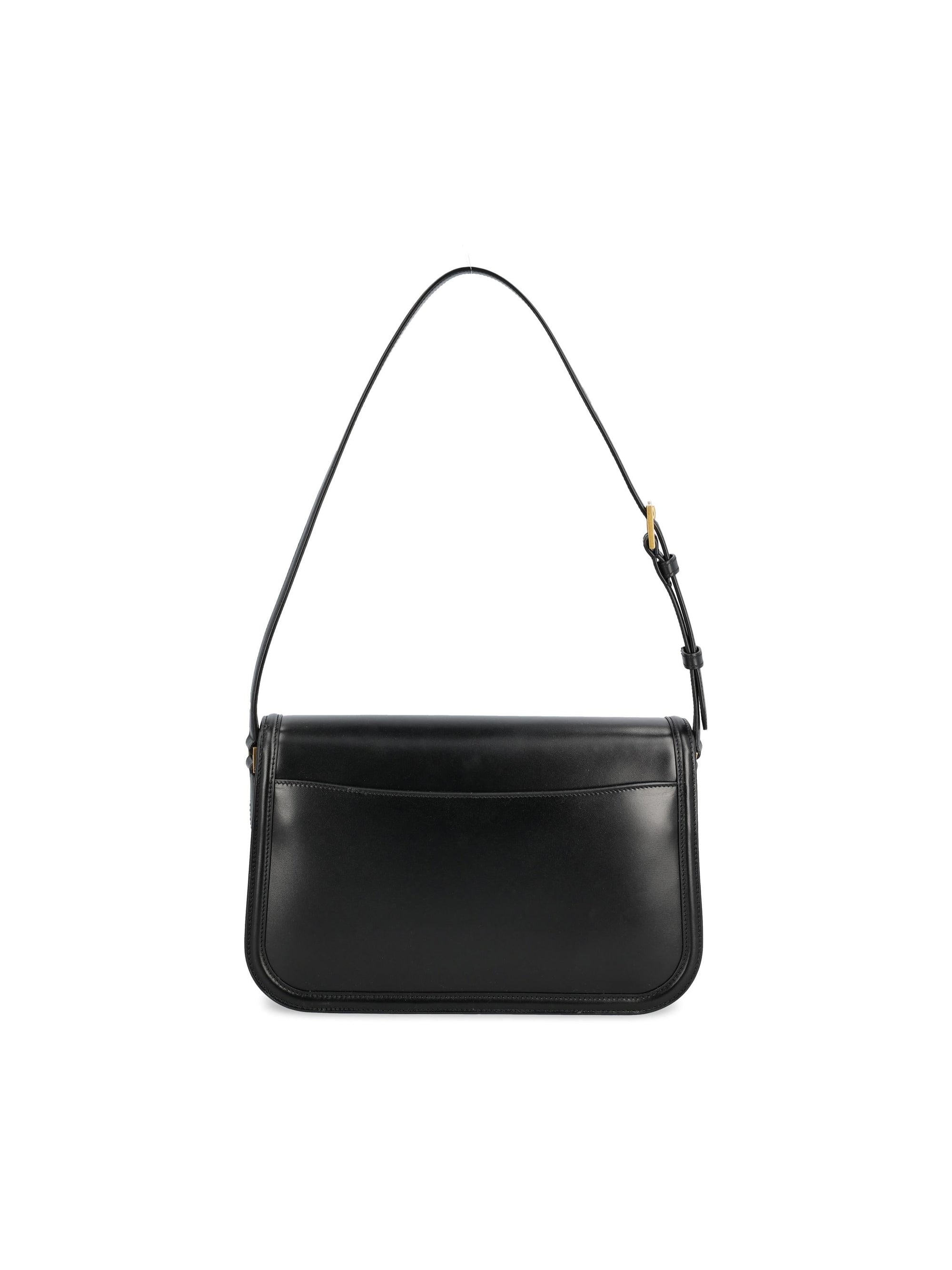 Large Solferino Leather Bag Saint laurent – Гарантія оригінальності – вид ззаду