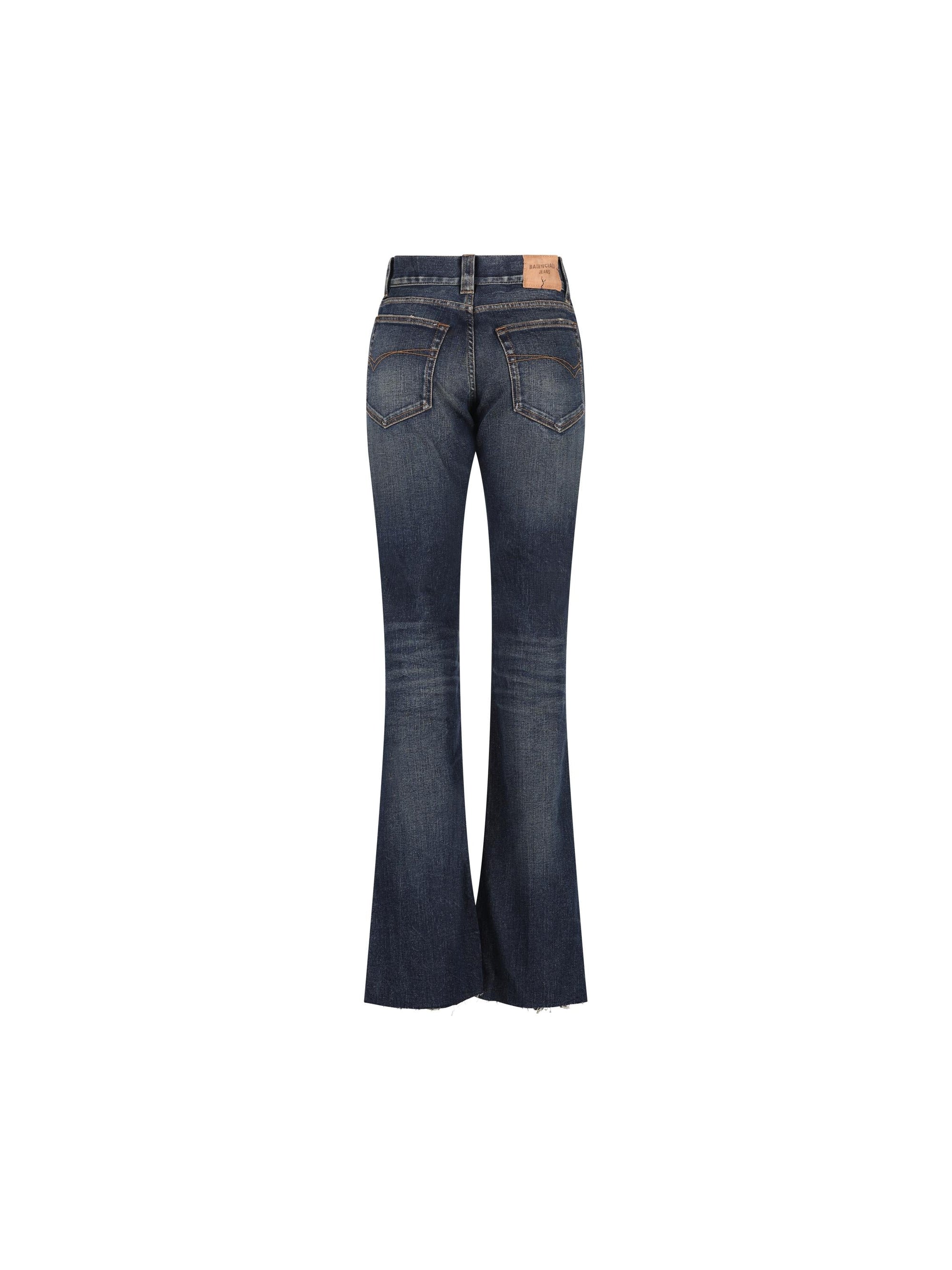 Slim Fit Bootcut Pants Balenciaga – Гарантія оригінальності – вид ззаду - BALENCIAGA