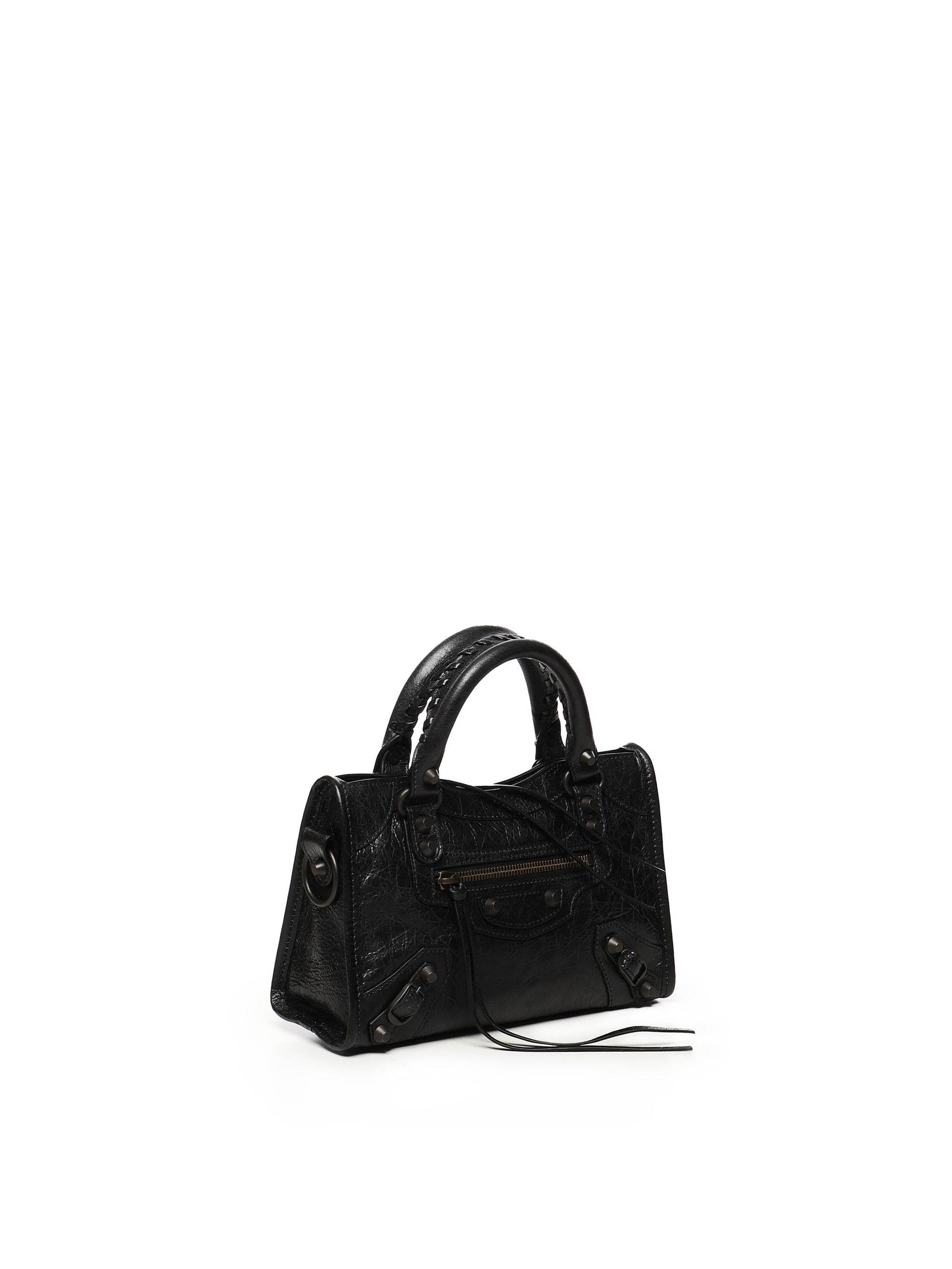 Borsa Le City Mini In Pelle DI Agnello Arena Balenciaga оригінал – Купити в Україні – вид ззаду