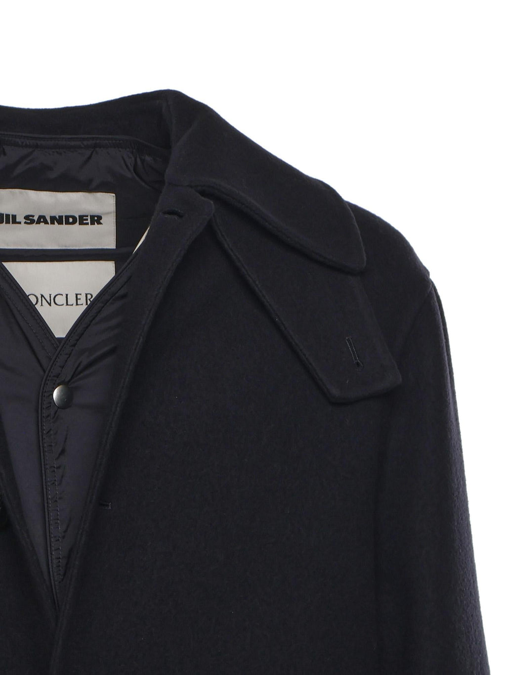 X Jil Sander Cappotto Beryllium Moncler – Гарантія оригінальності – вид ззаду