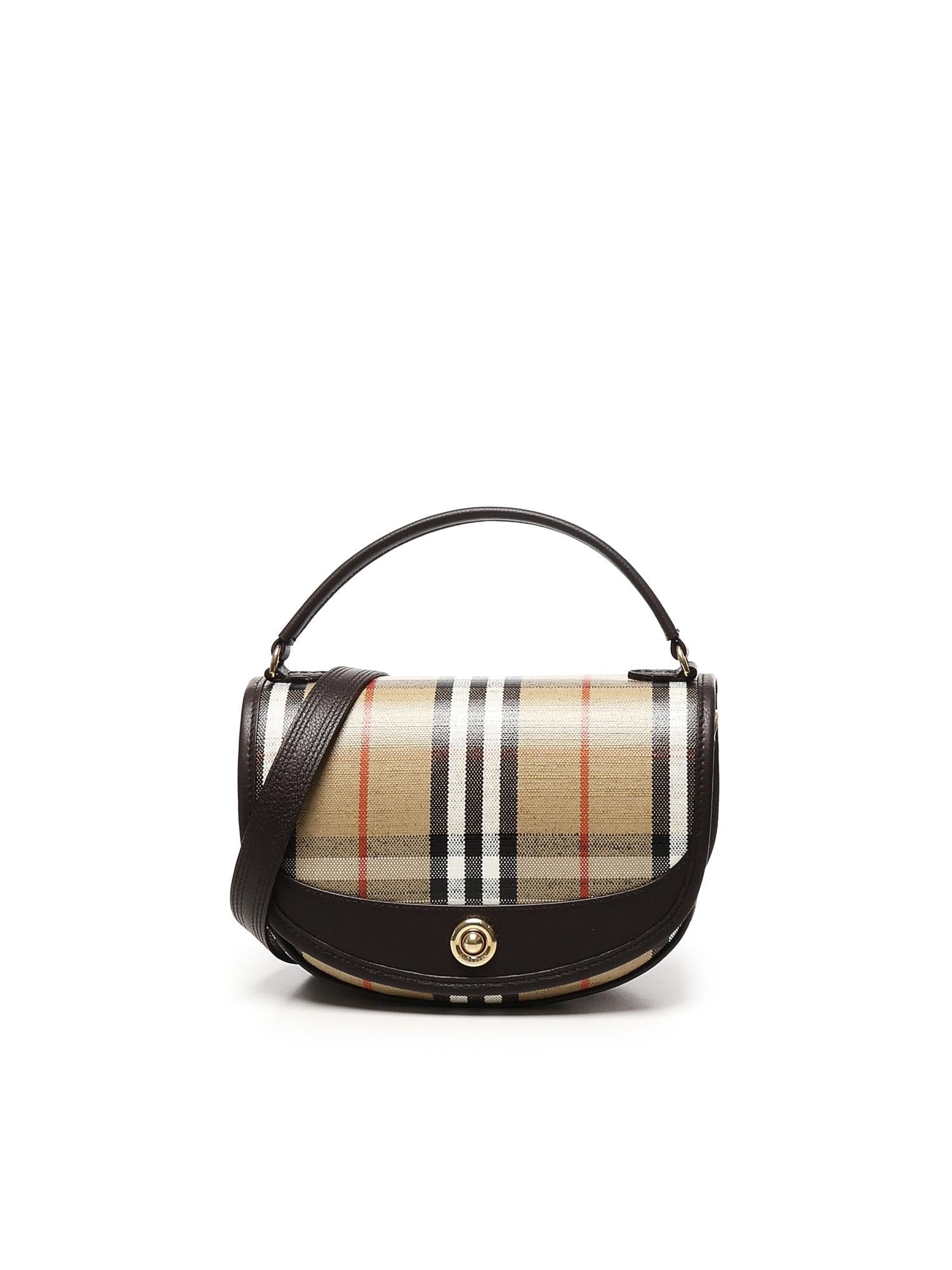 Оригінальна Borsa A Tracolla Highlands Burberry – боковий вид