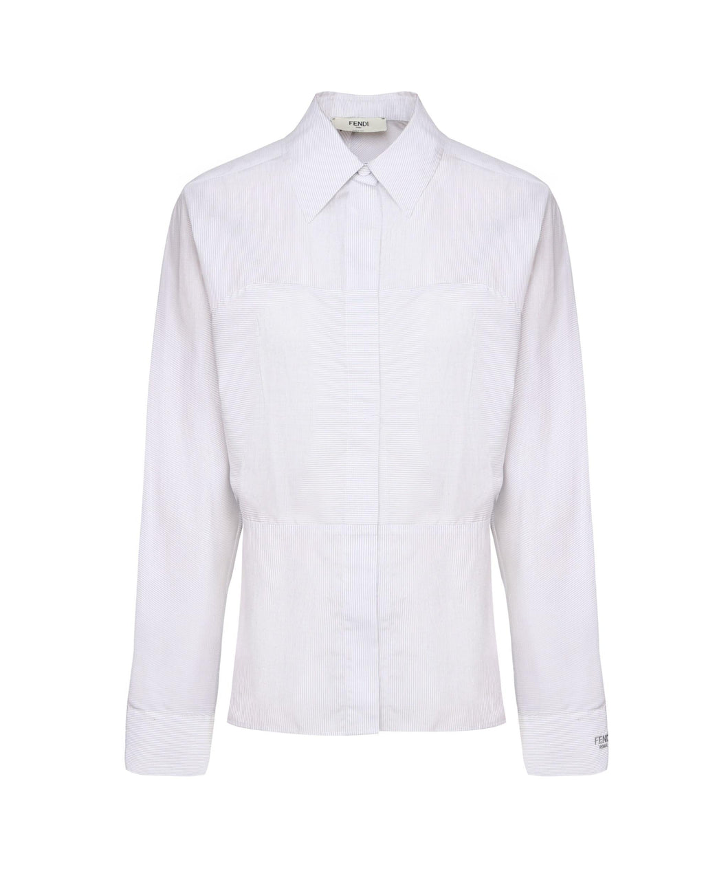 Оригінальна Camicia In Cotone Con Vita Accostata Fendi – боковий вид