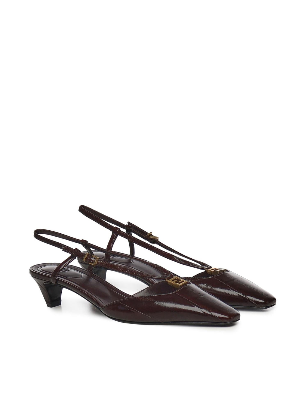 Оригінальна Slingback Fendi Ffold Fendi – вид ззаду