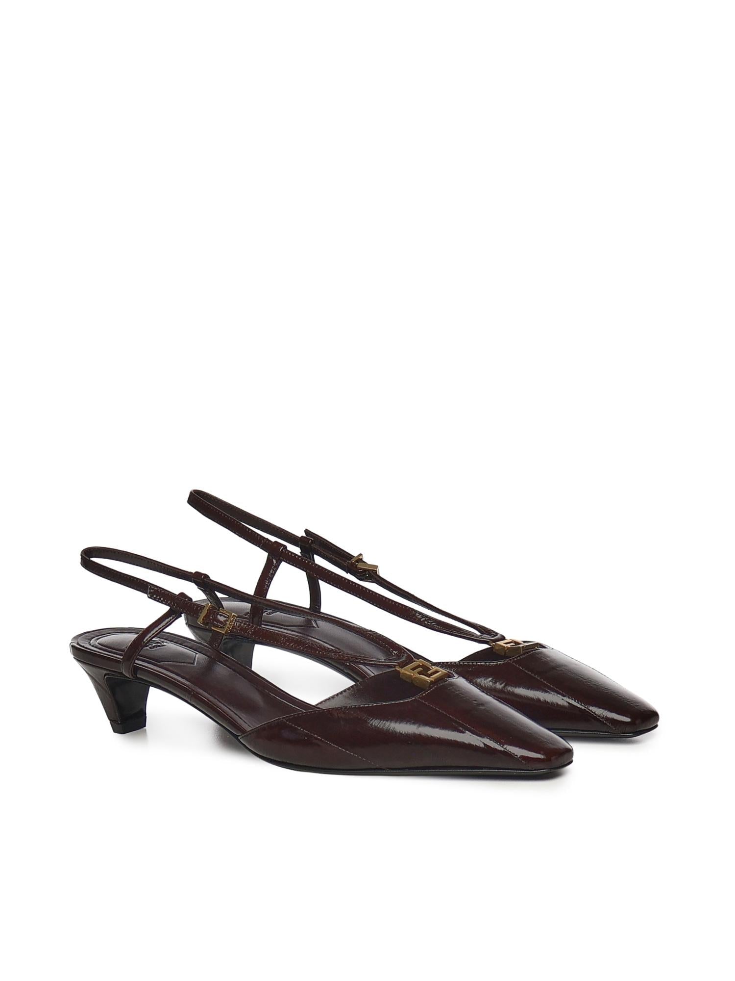 Оригінальна Slingback Fendi Ffold Fendi – вид ззаду