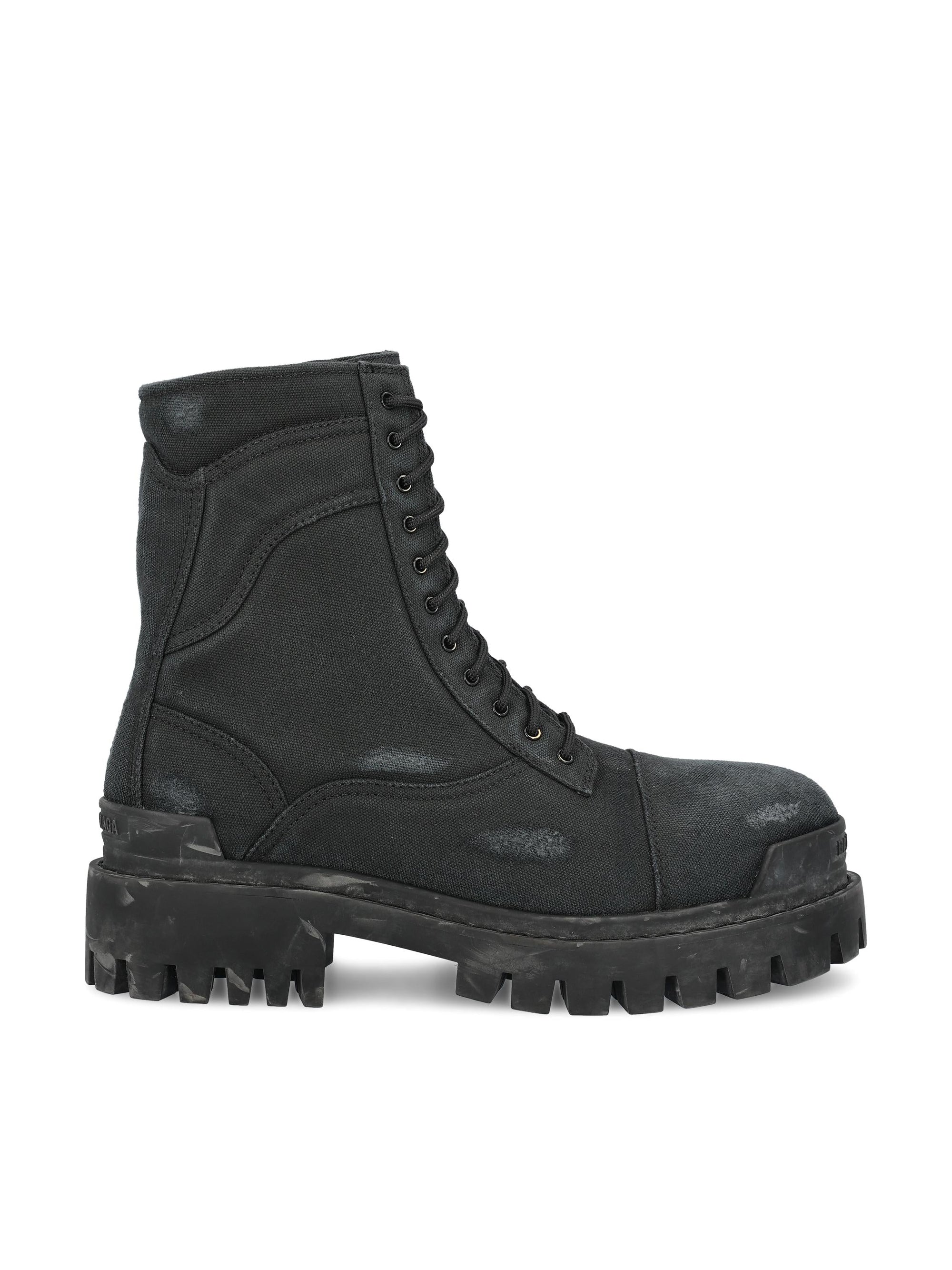Оригінальна Combat Strike Boots Balenciaga – боковий вид